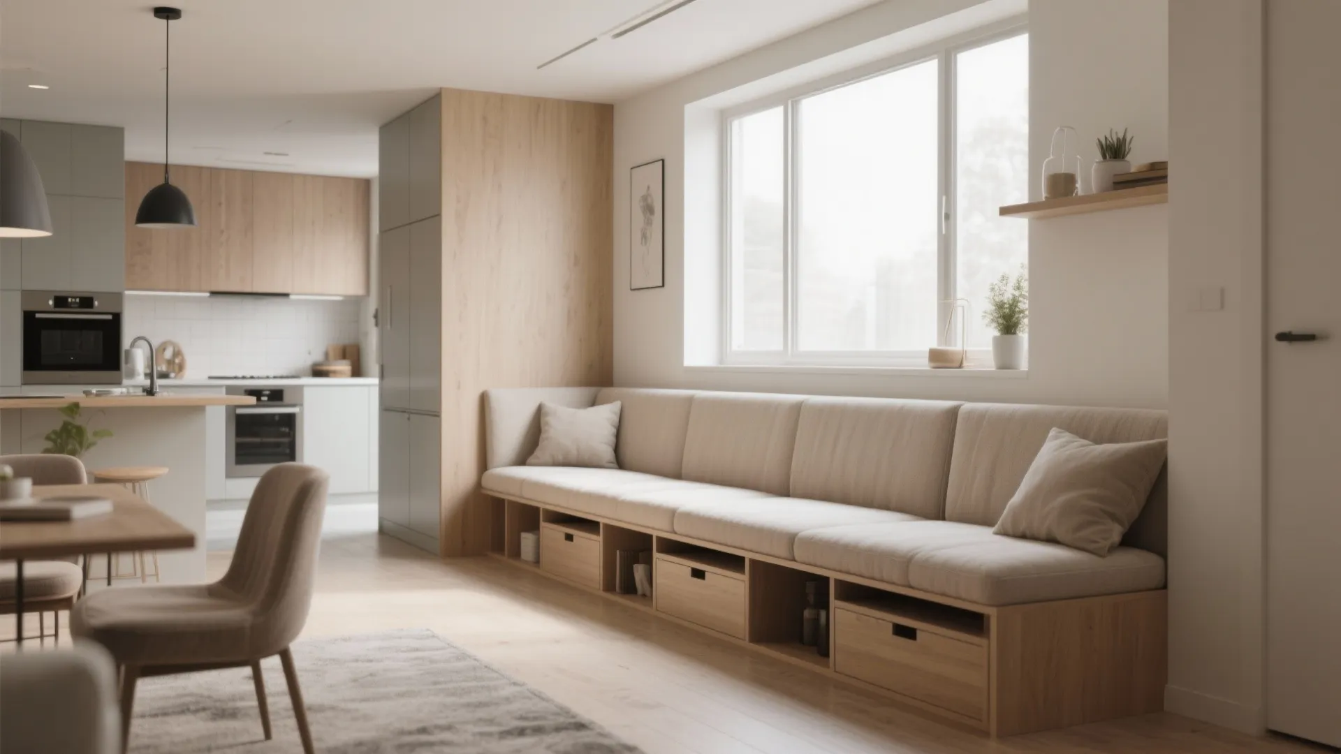 8. Built-In Bench Seating