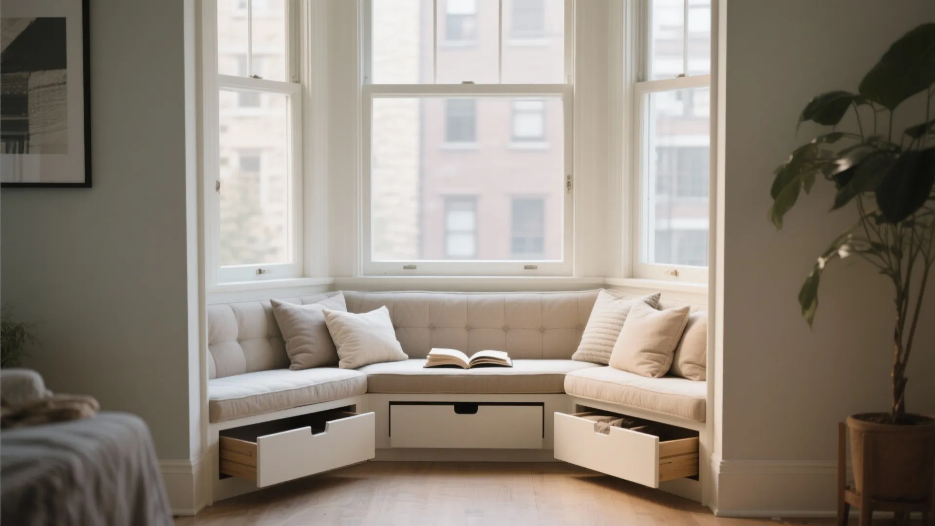 8. Built-in Seating with Storage