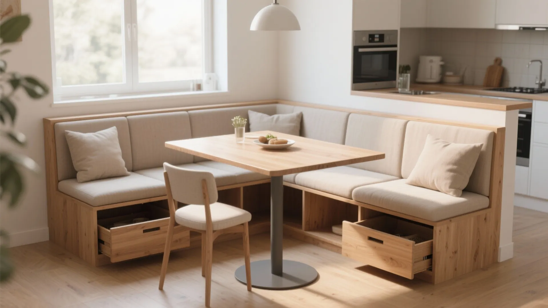 1. Built-in Seating with Storage