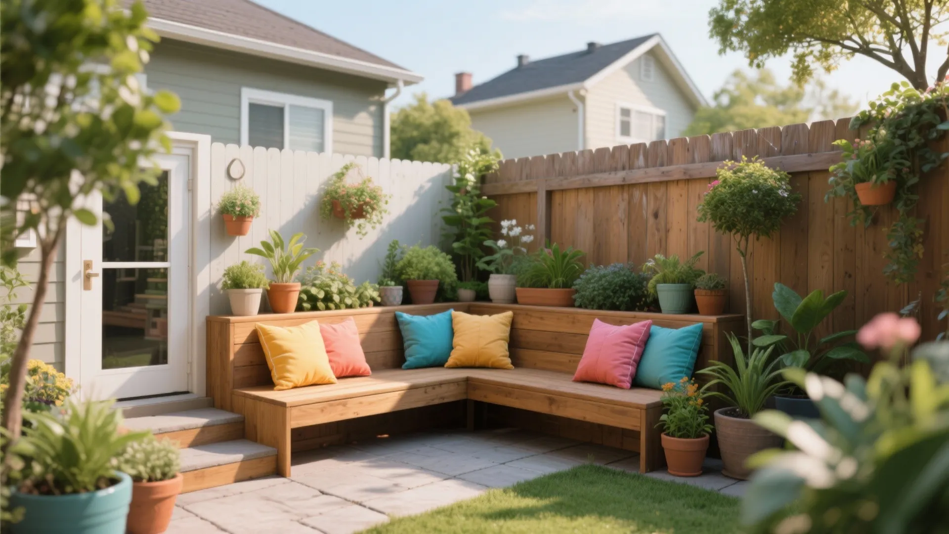 3. Built-In Bench Seating