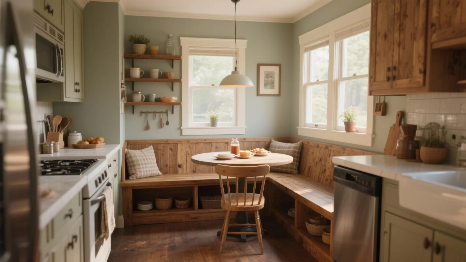 2. Built-in Storage Benches