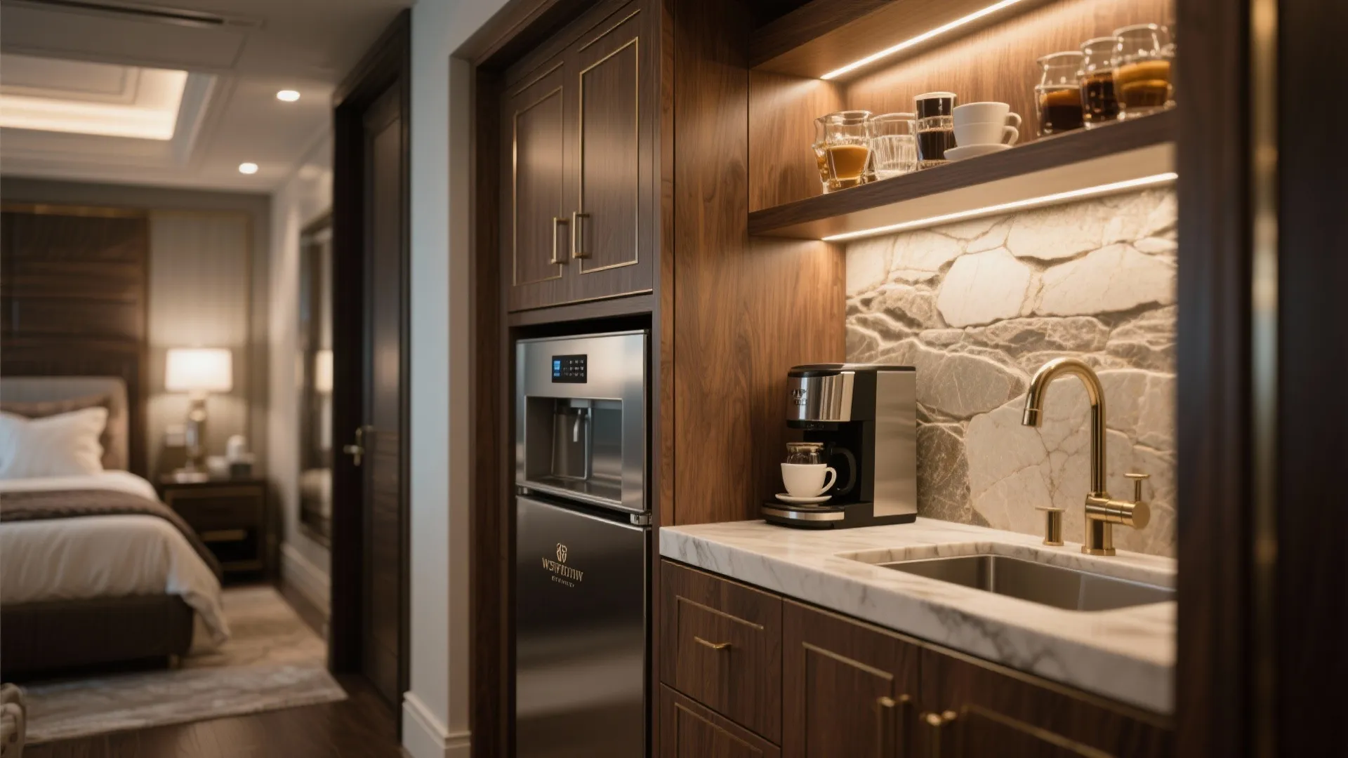 Idea 5: Built-In Beverage Station