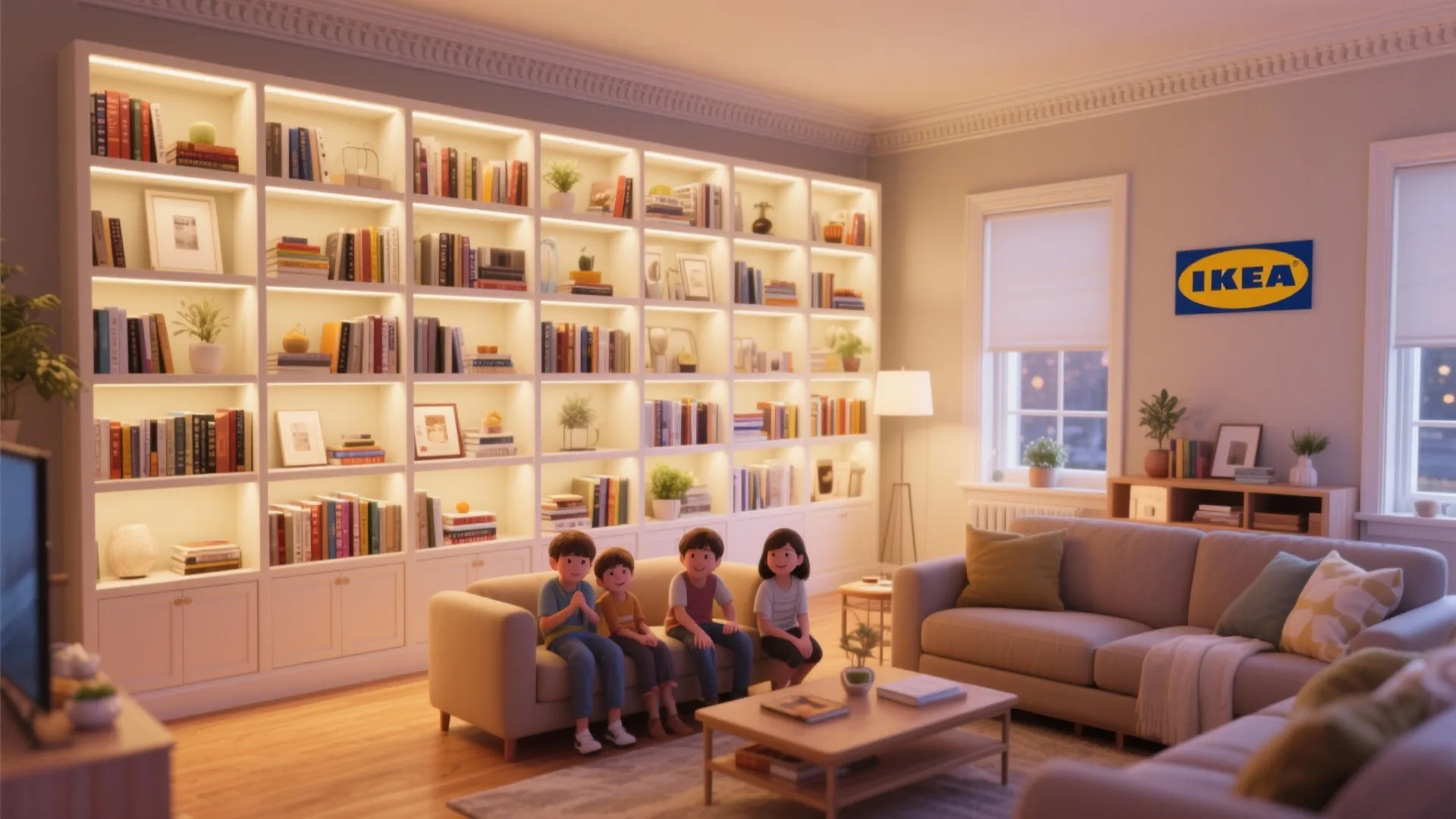 3. Built-In Billy Wall