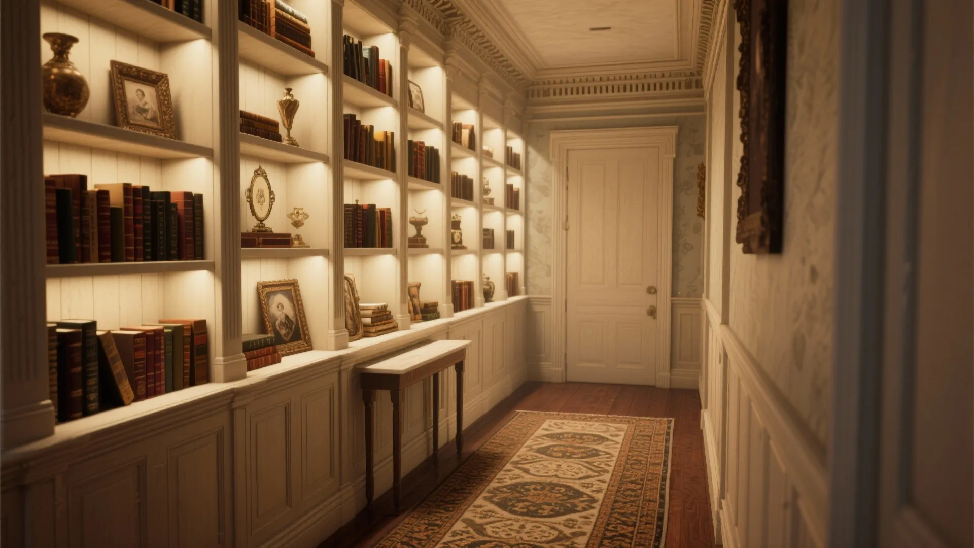 1. Embrace Vertical Storage with Built-in Bookcases