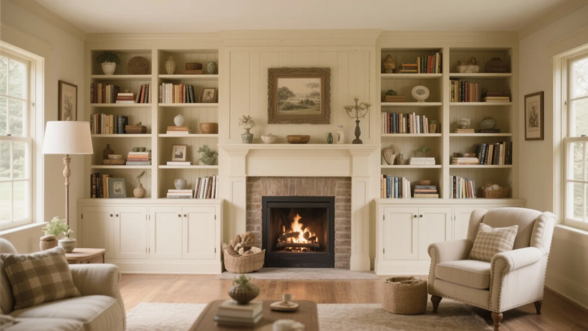 6. Built-In Bookcases