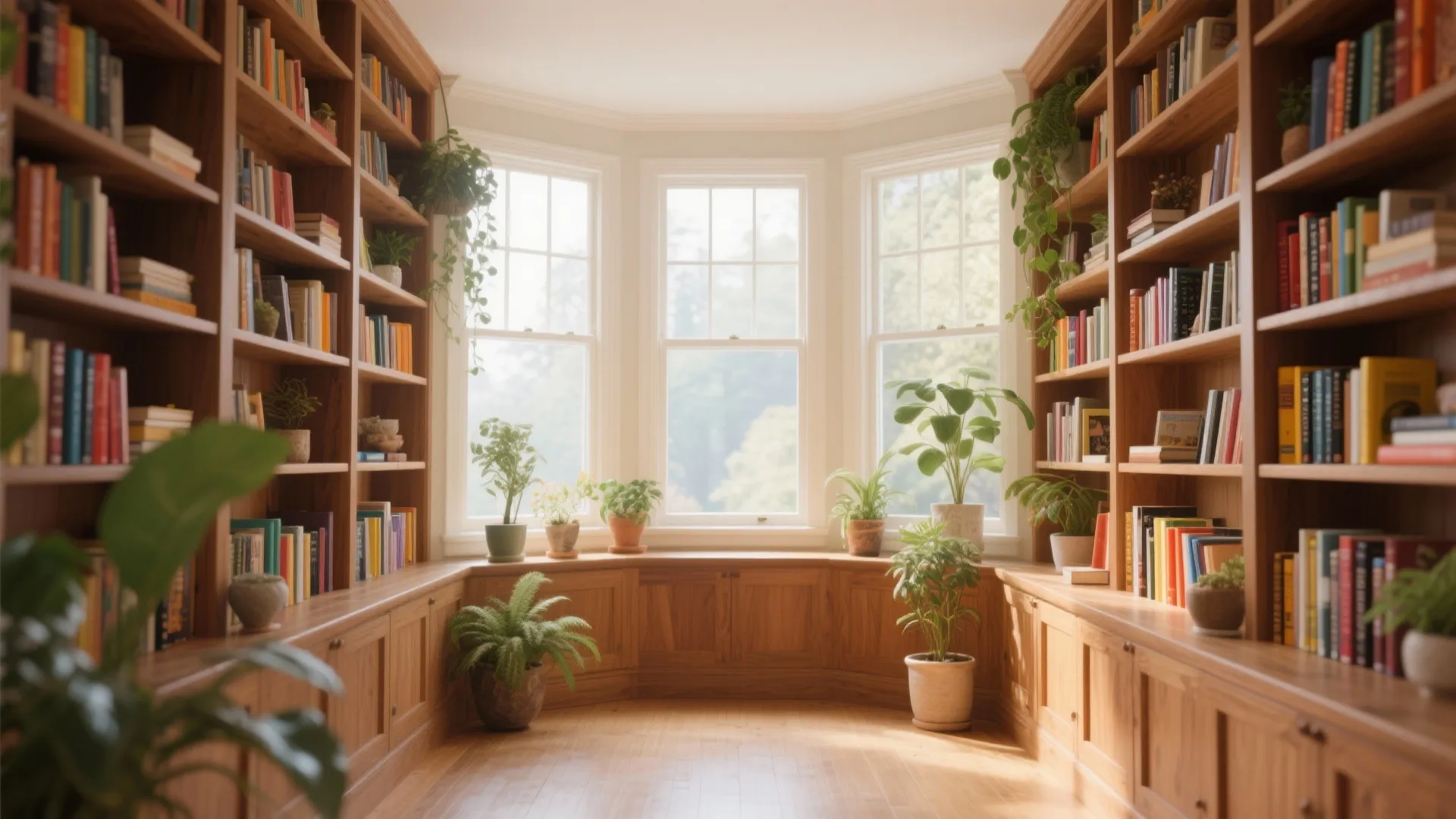 4. Built-in Bookshelves