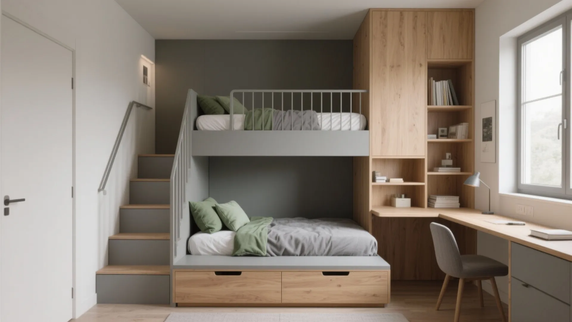 Built-in Bunk Beds: 5 Small-Room Ideas