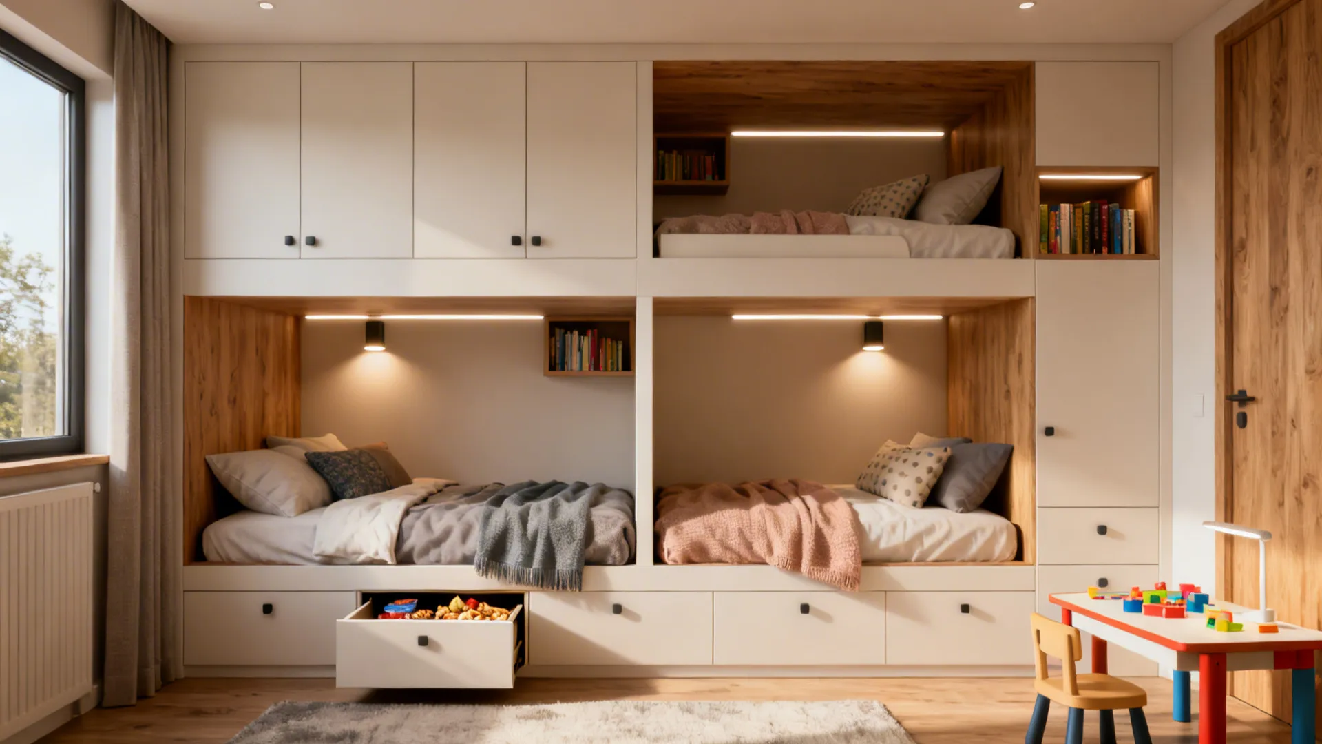 5 Built-in Bunk Bed Ideas for Small Rooms: Space-saving built-in bunk beds that feel custom and cozy — five practical inspirations from my decade as a designer