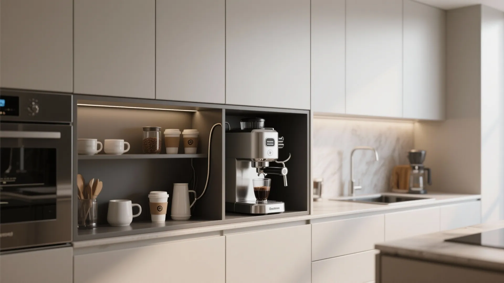 7. Built-In Appliance Storage