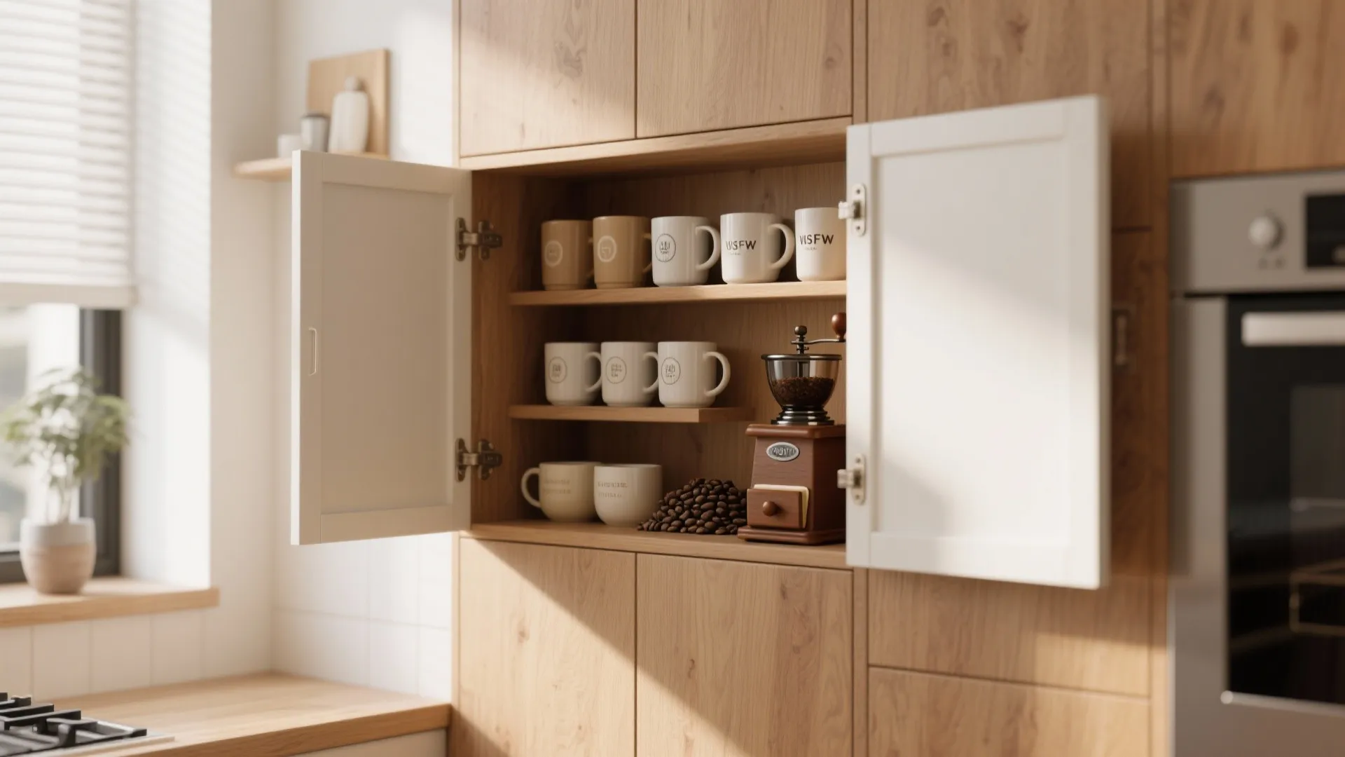 1. Built-In Coffee Nook