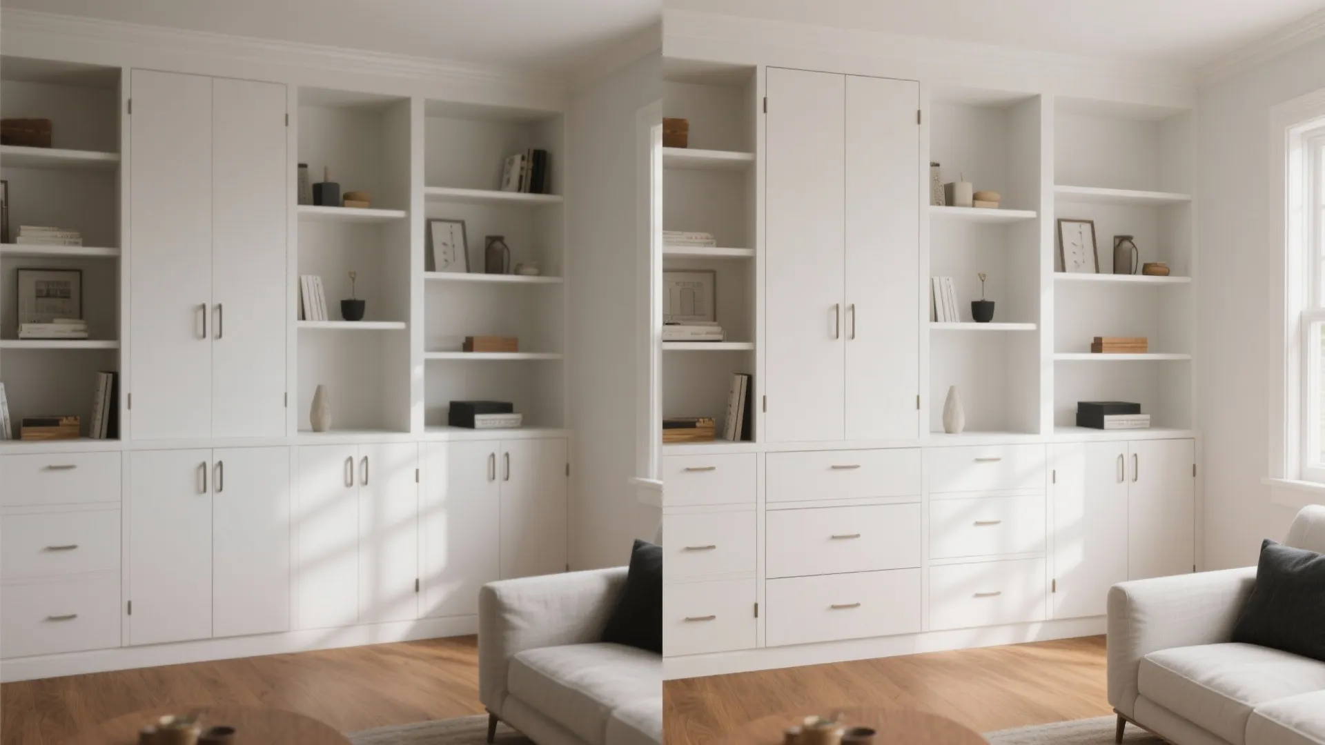 Idea 5: Built-in storage that disappears