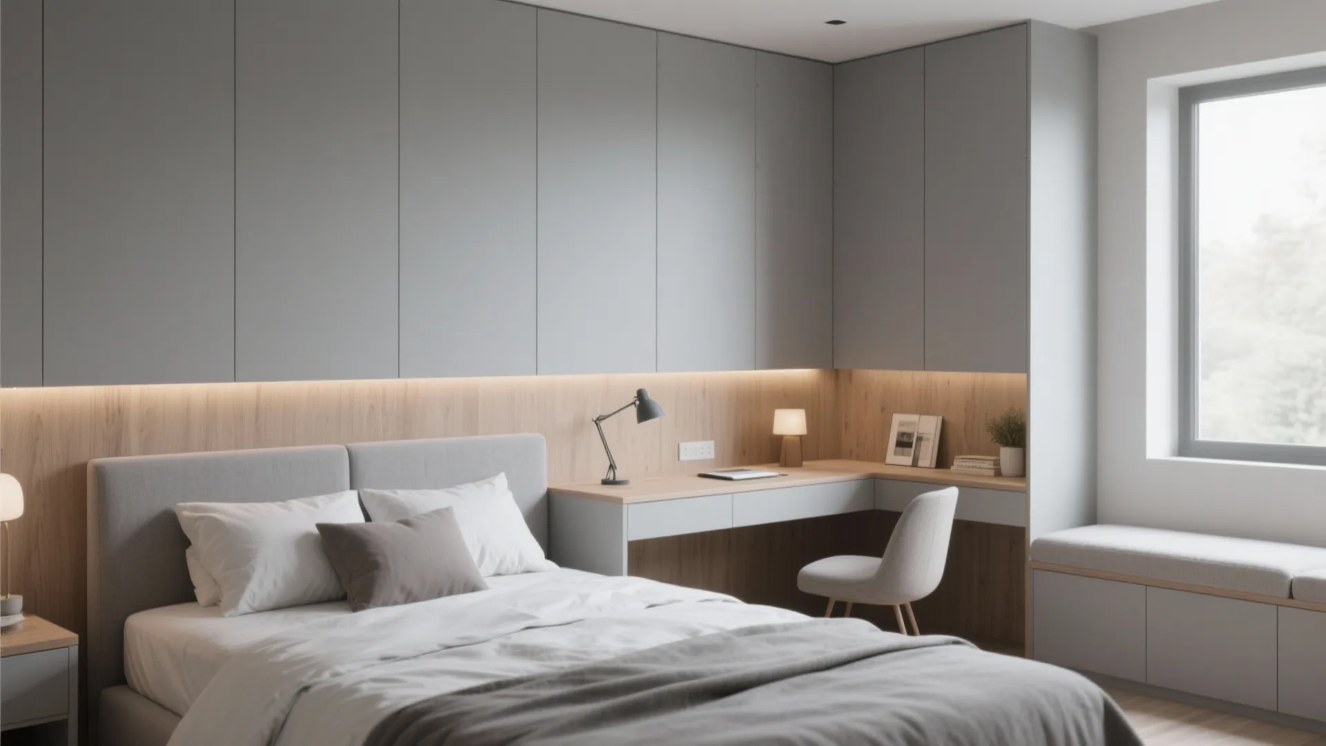 3. Built-in Corner Desk