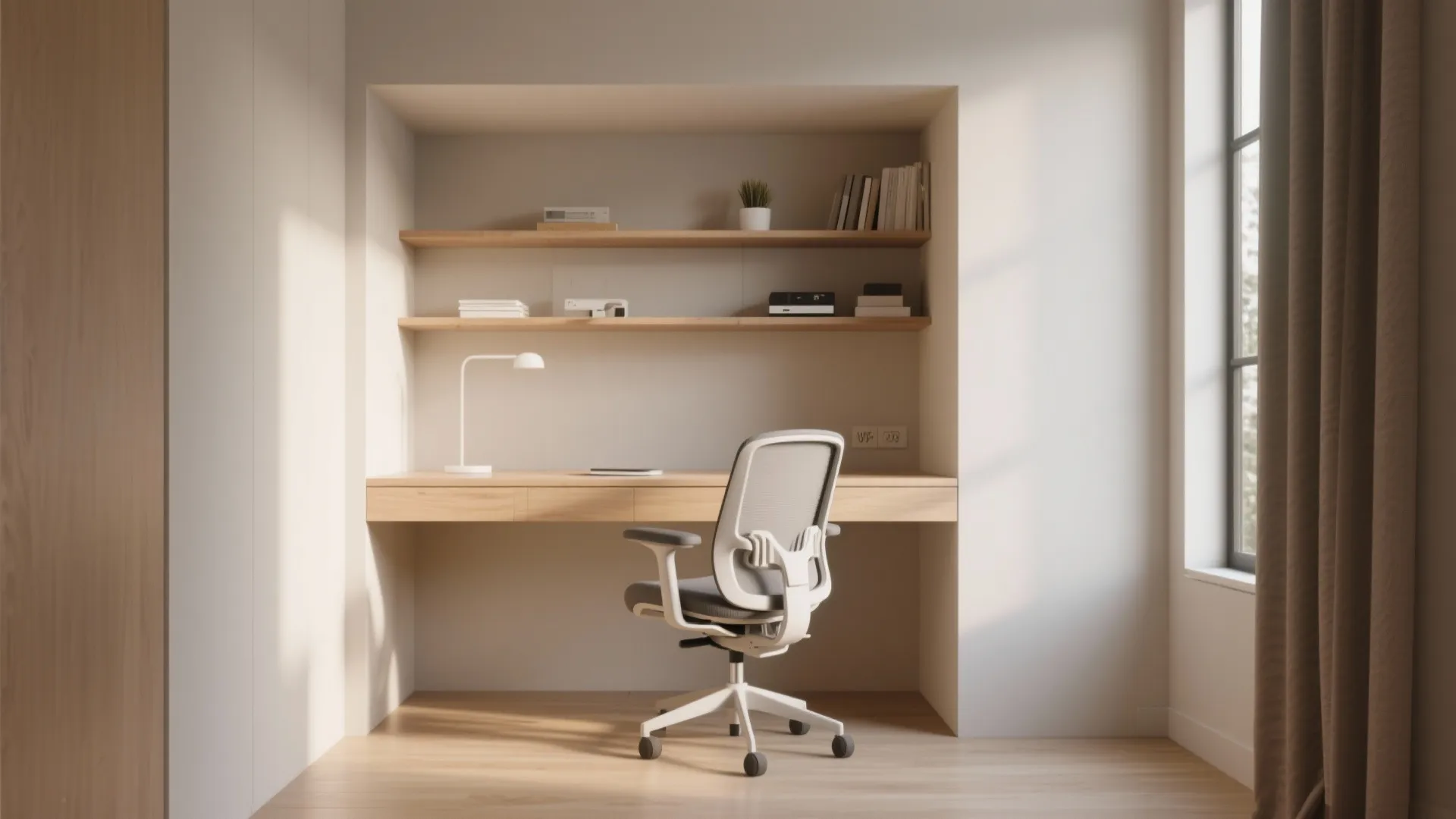 9. Built-in Desk Niche