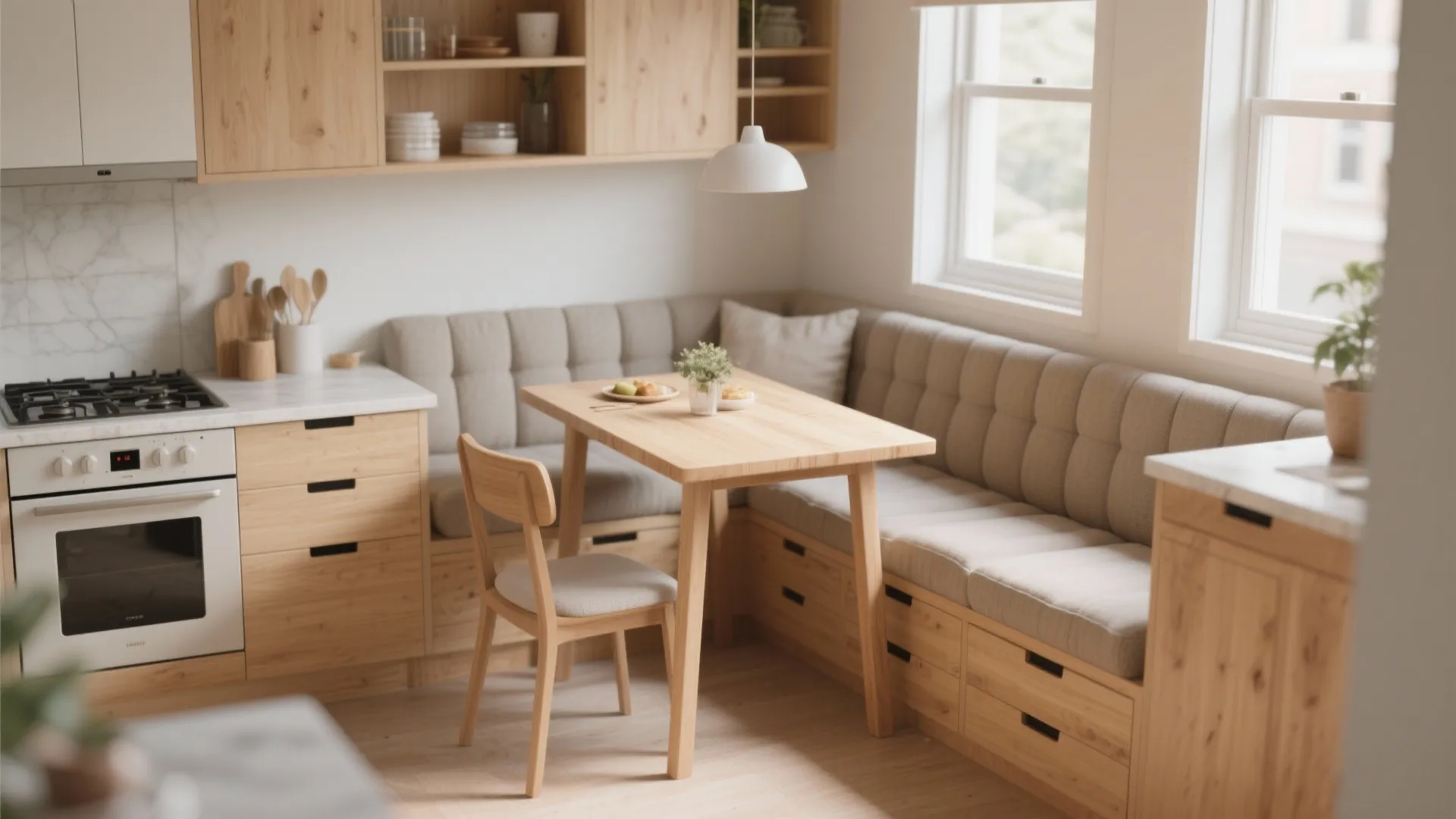 6. Built-in Dining Nooks