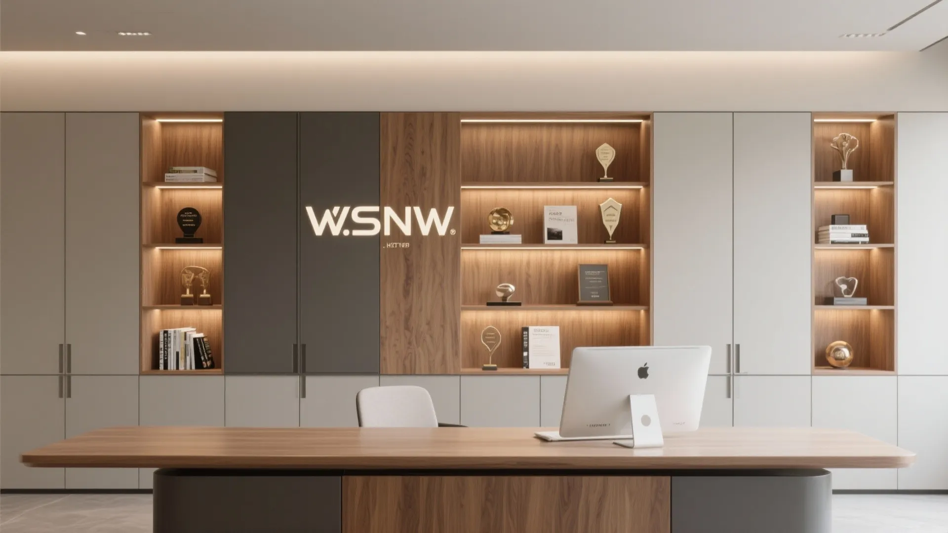 3. Built-in Storage that Doubles as Display