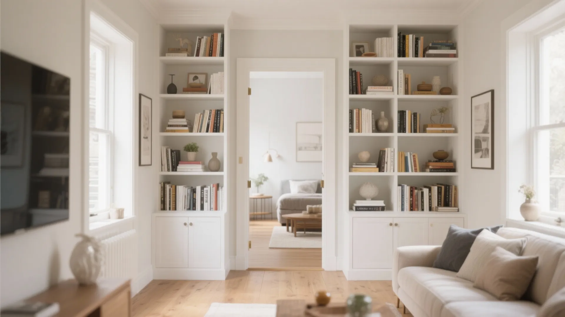 10. Built-In Shelving Around Doorways