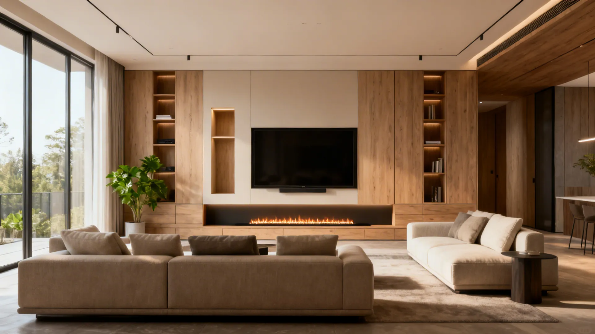 5 Modern Entertainment Center Ideas for Built-In Wall Units