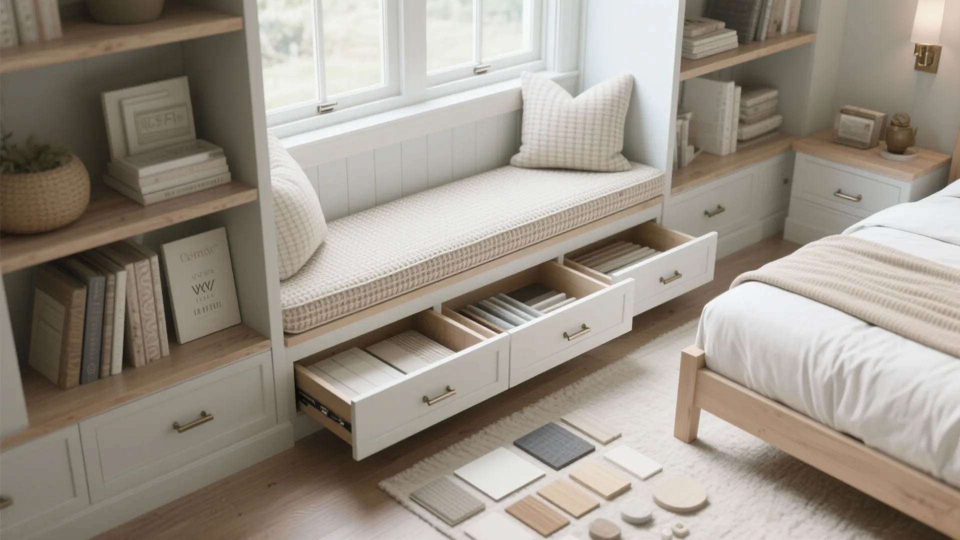 3. Built-in storage that feels custom