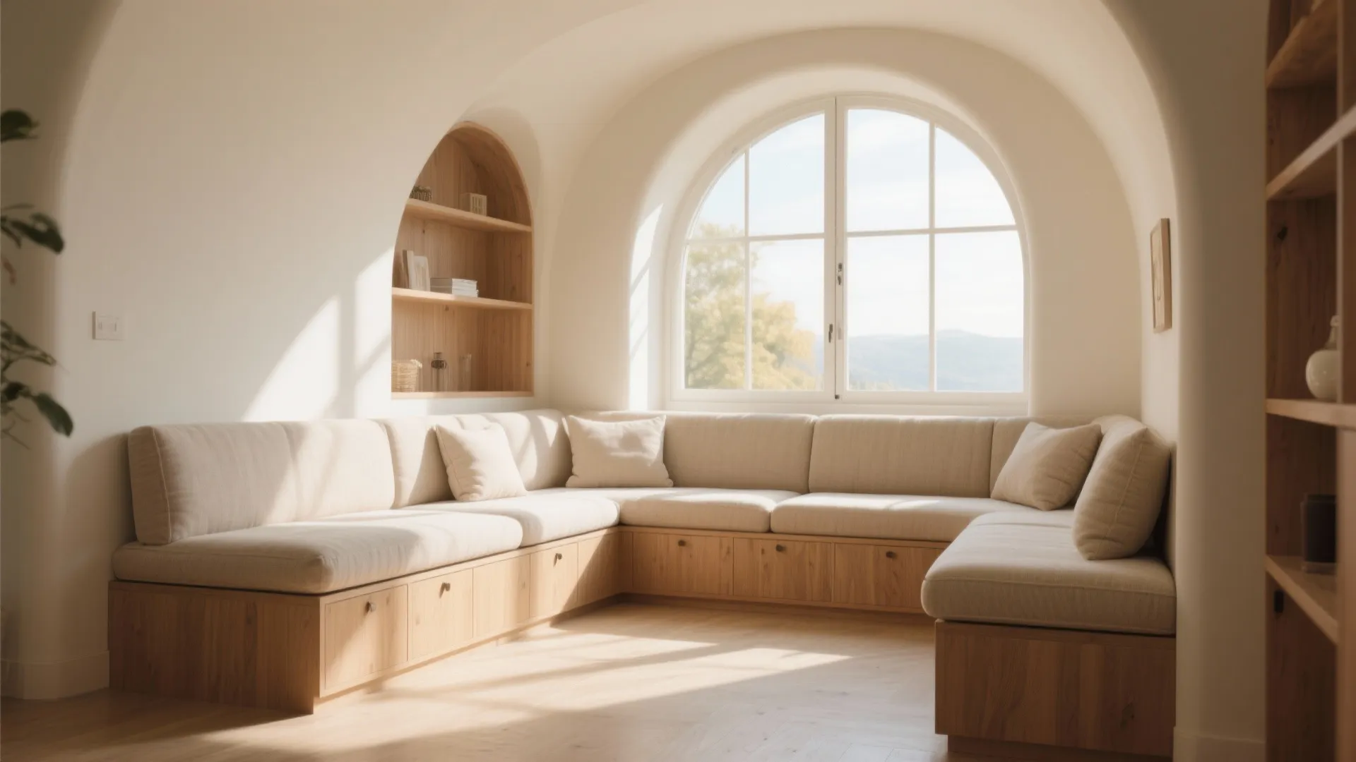 5. Built-in Floor Benches