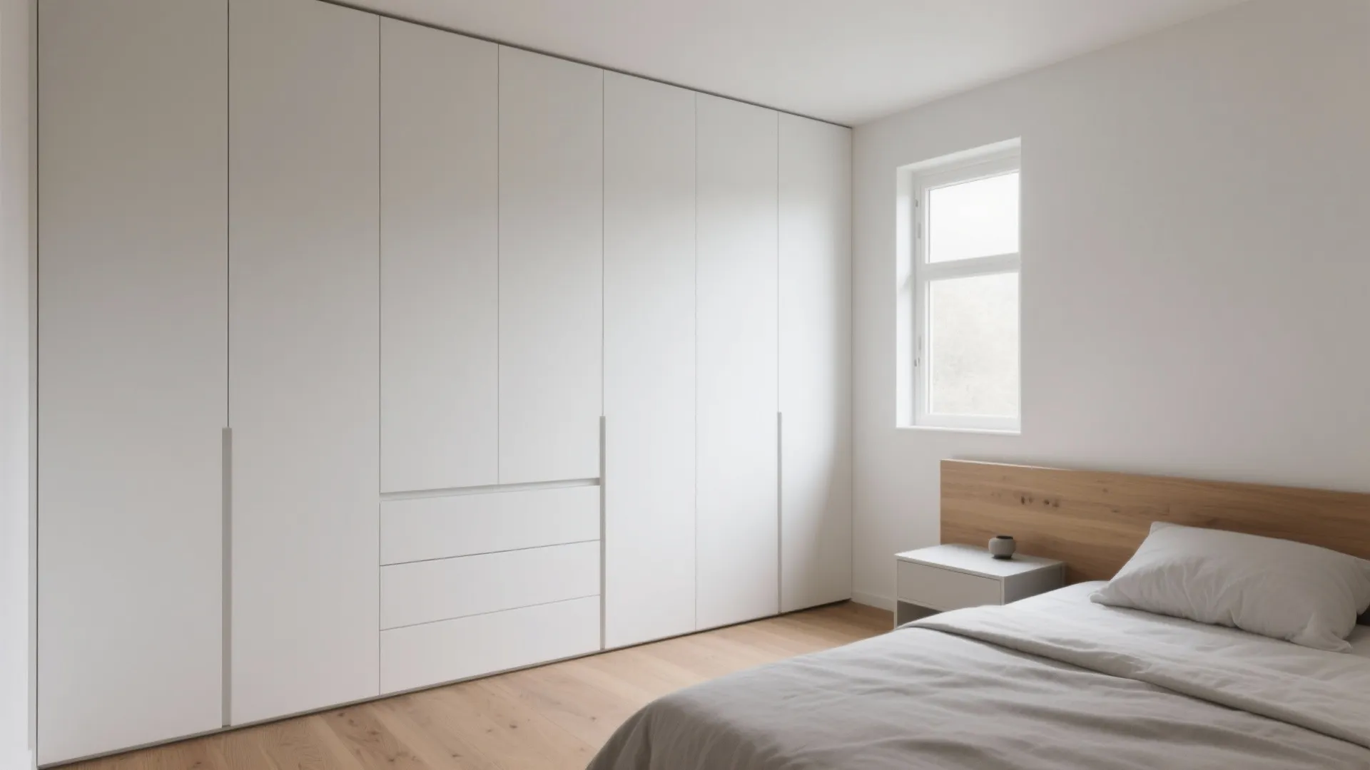 Built-in Wardrobes that Disappear into the Wall