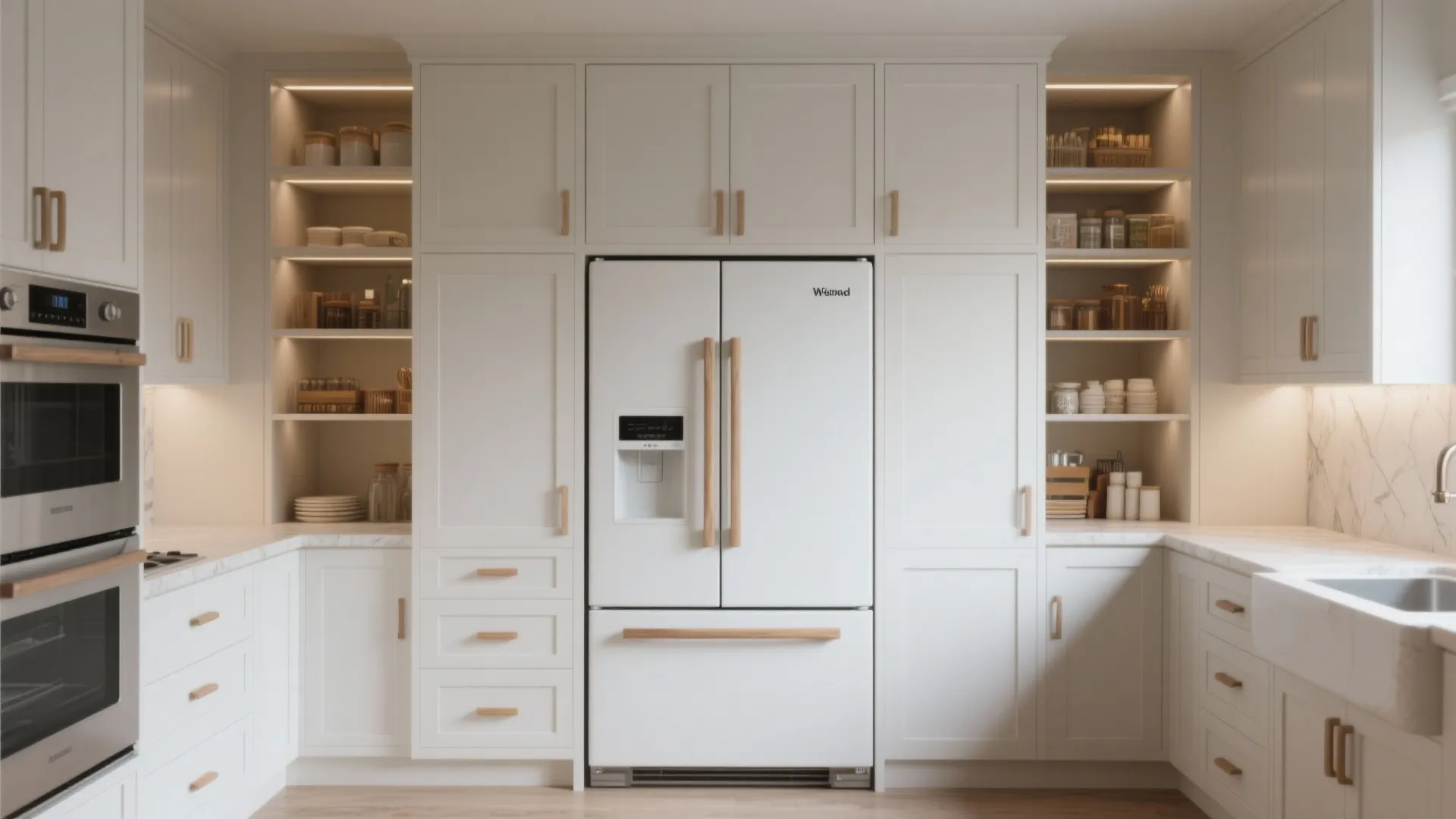 5. Built-in Pantry Around Appliances