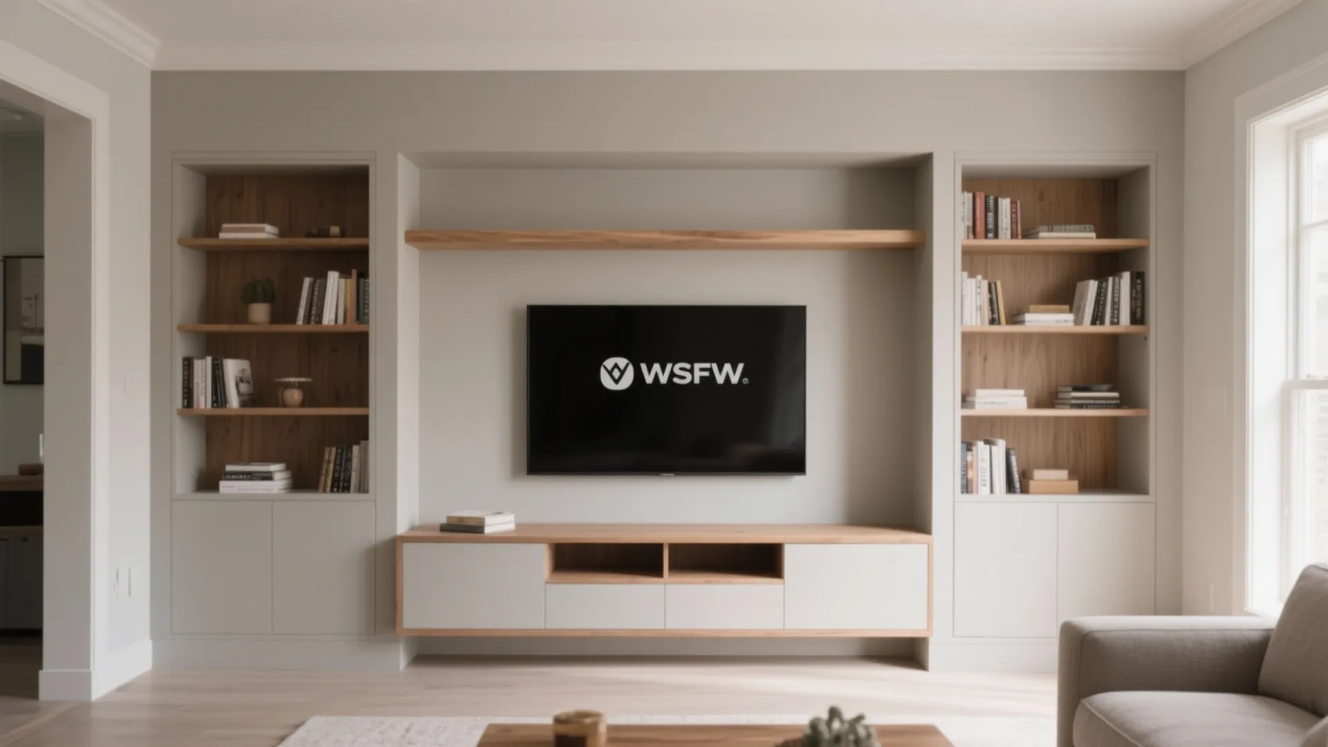 3) Fake a Built-In with Flat-Packs and Trim