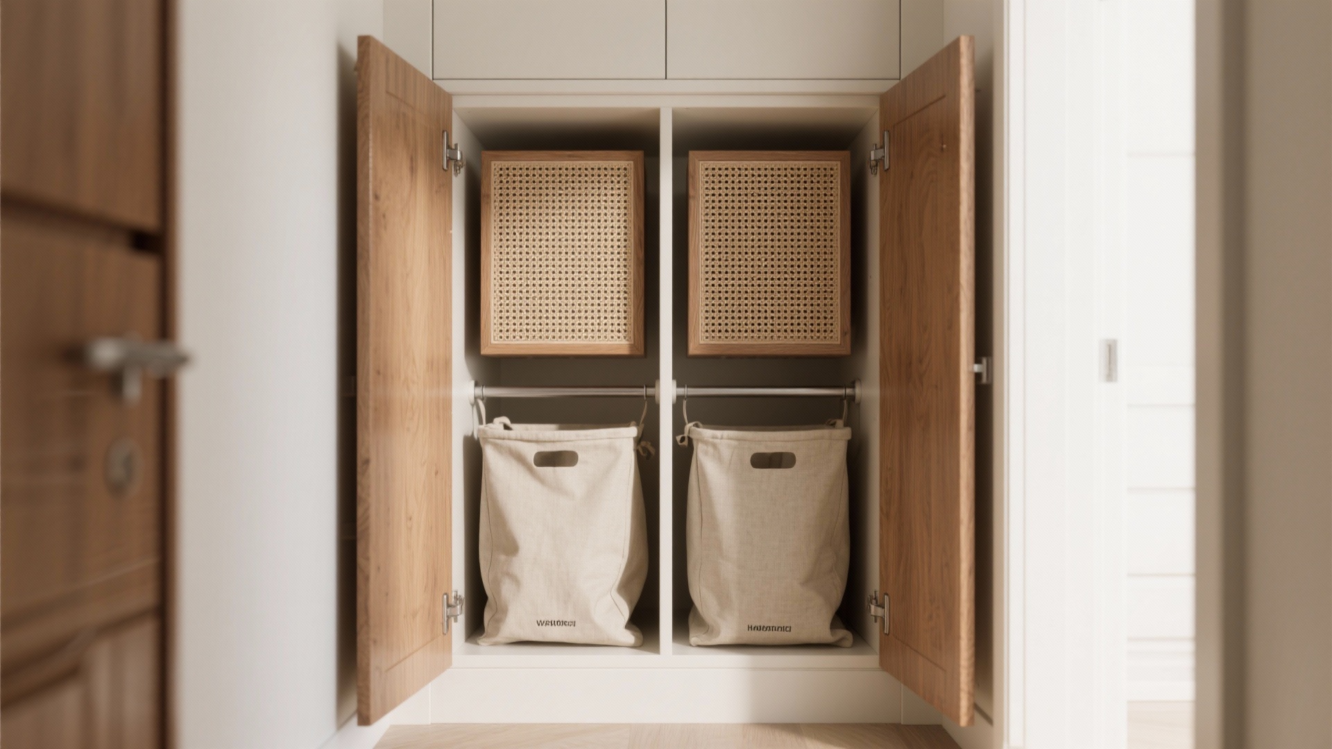 Small Laundry Room Overflowing? 5 Hamper Ideas That Fit — free download