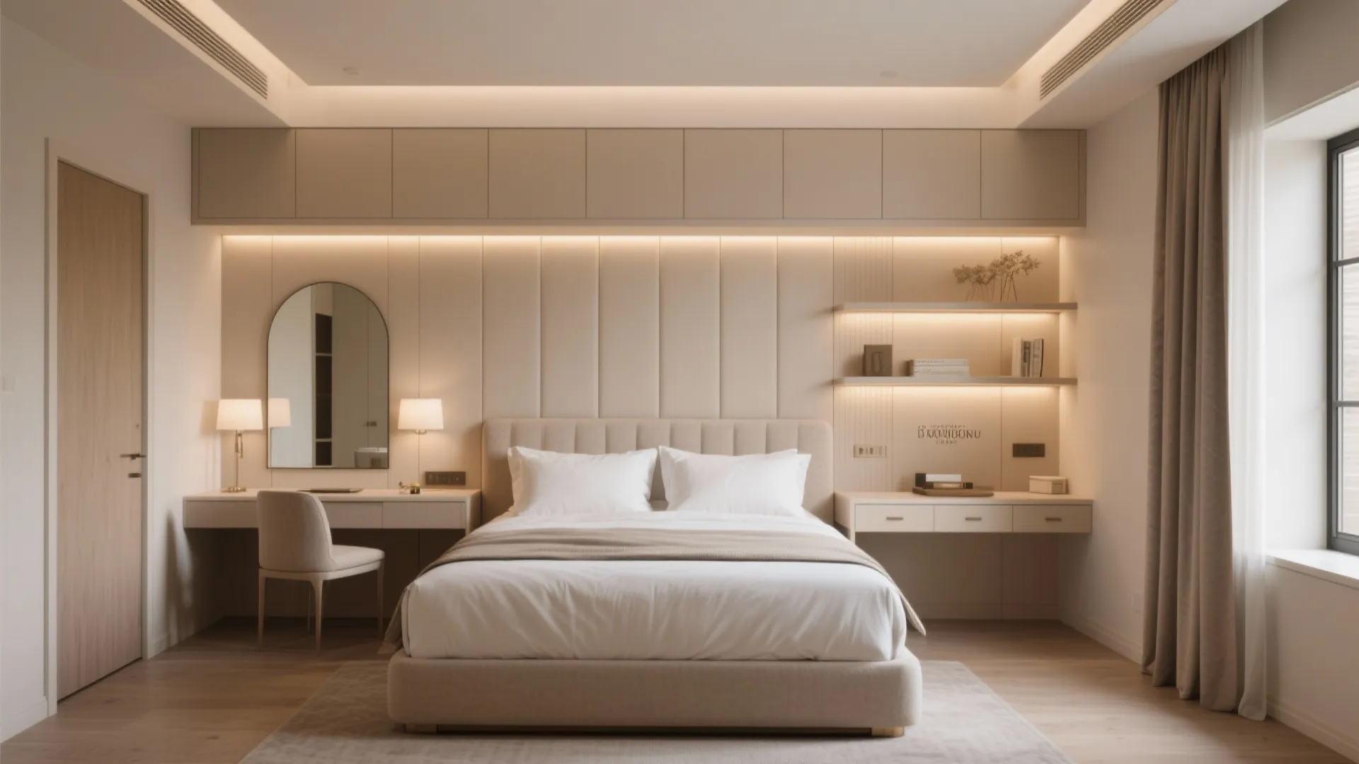 5. Built-In Headboard Walls
