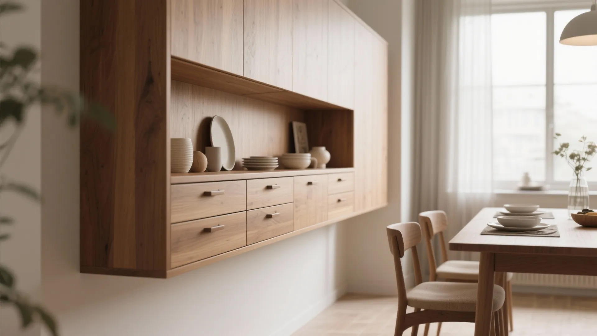 1. Built-in Sideboard with Hidden Storage