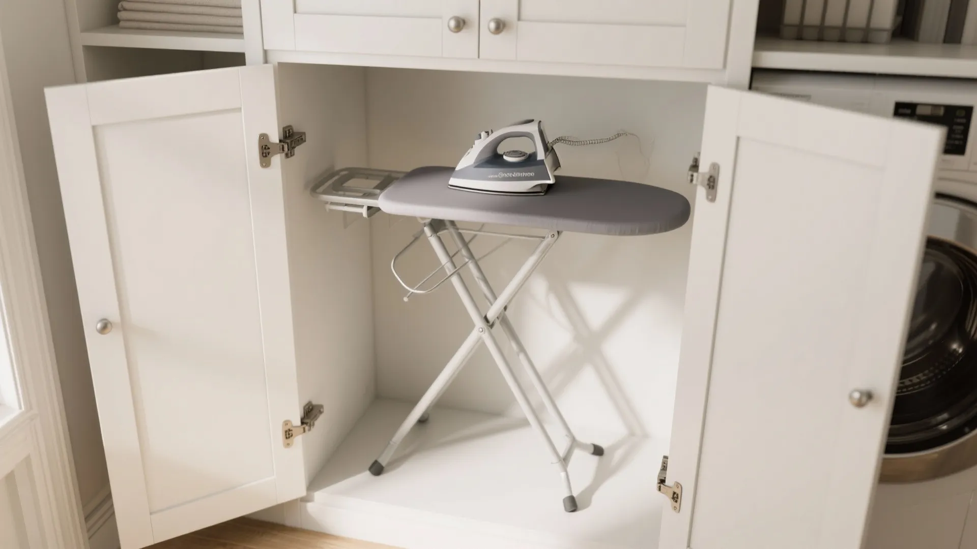 8. Built-In Ironing Board
