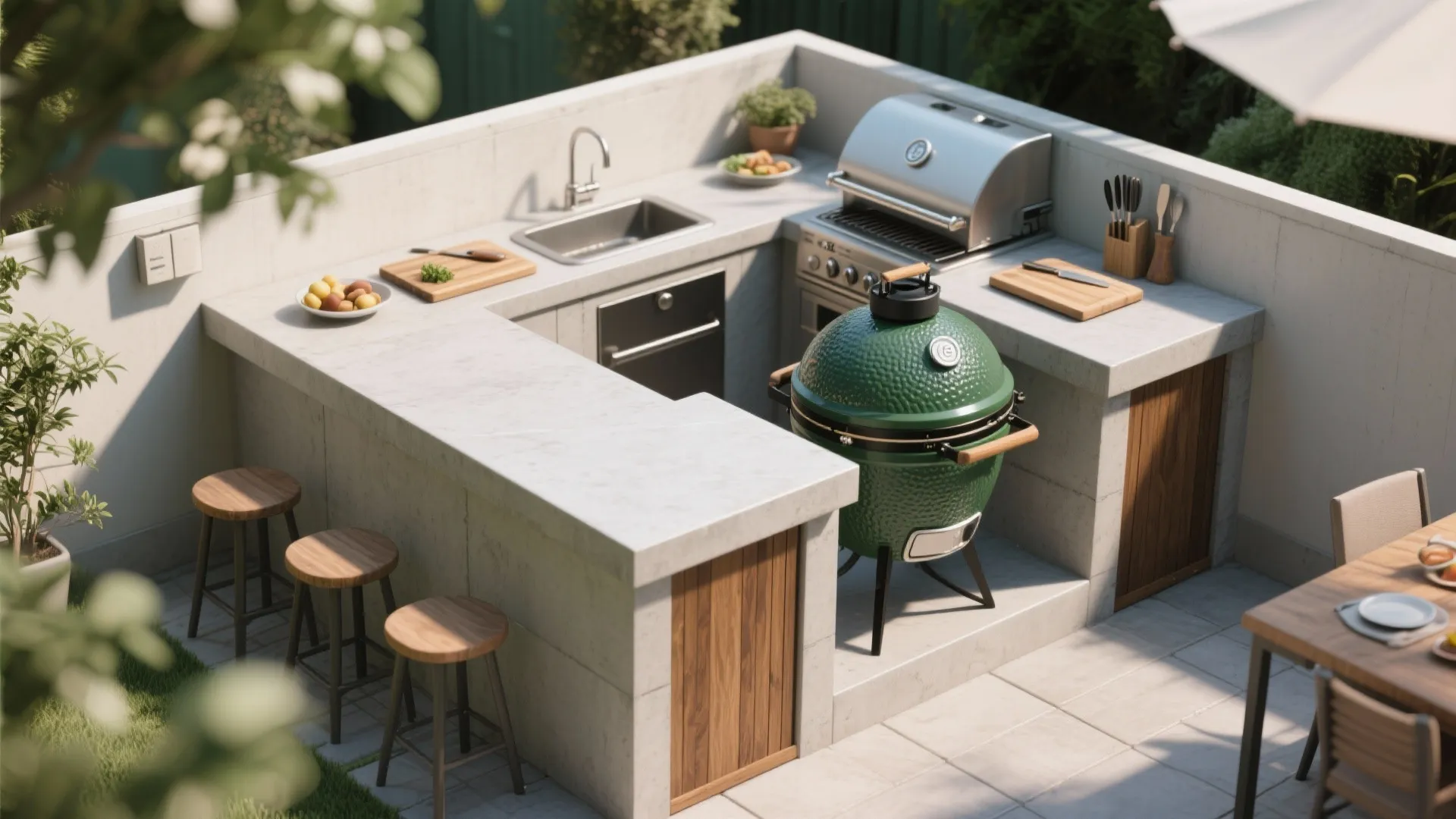 1. Built-in Green Egg island