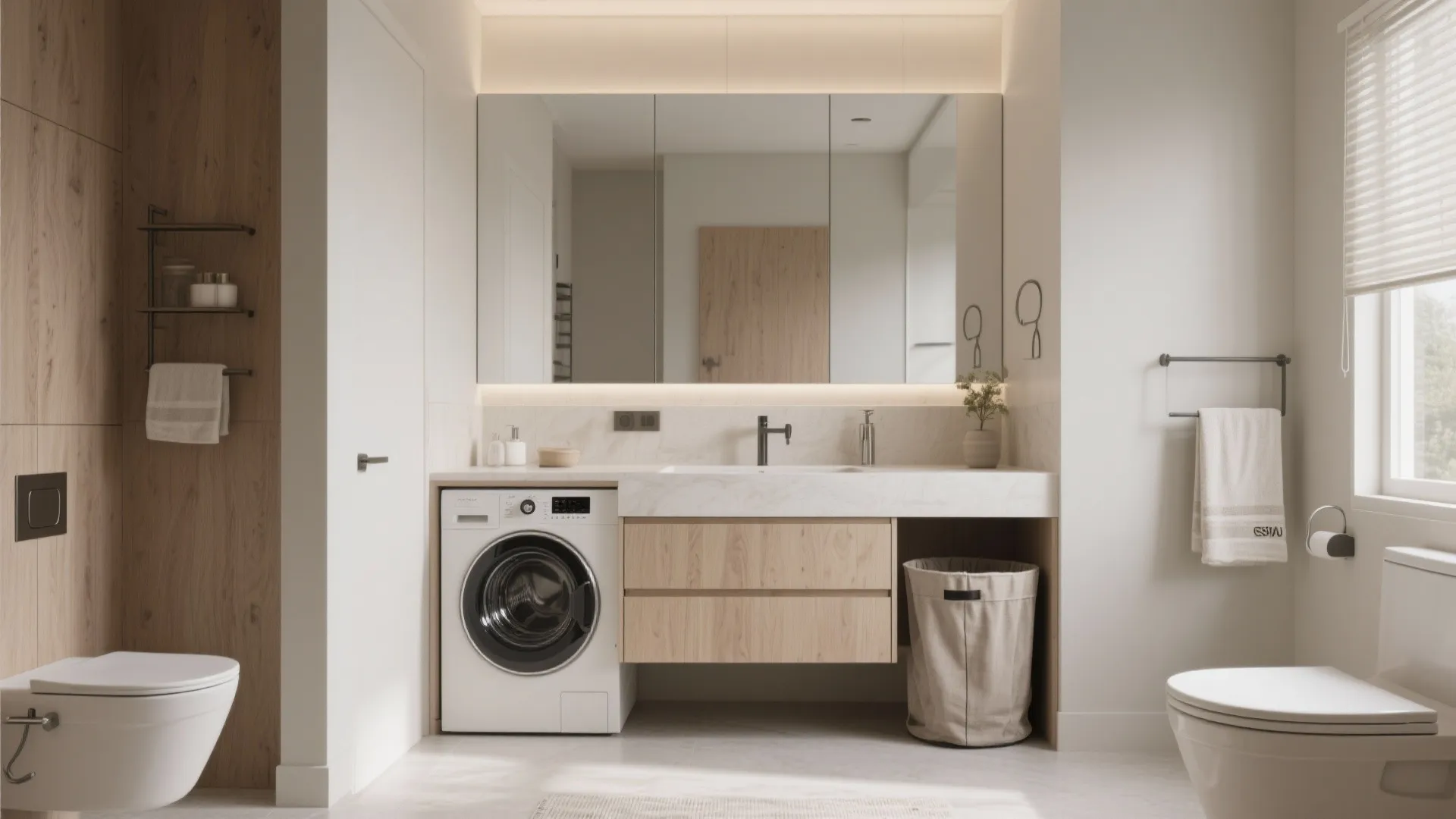 10. Built-in Laundry Hamper