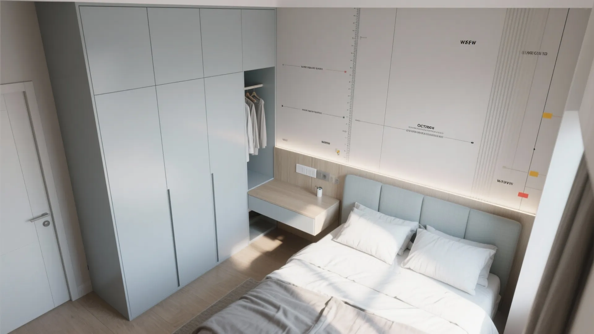 3. Multi-Functional Built-ins in Pale Grey