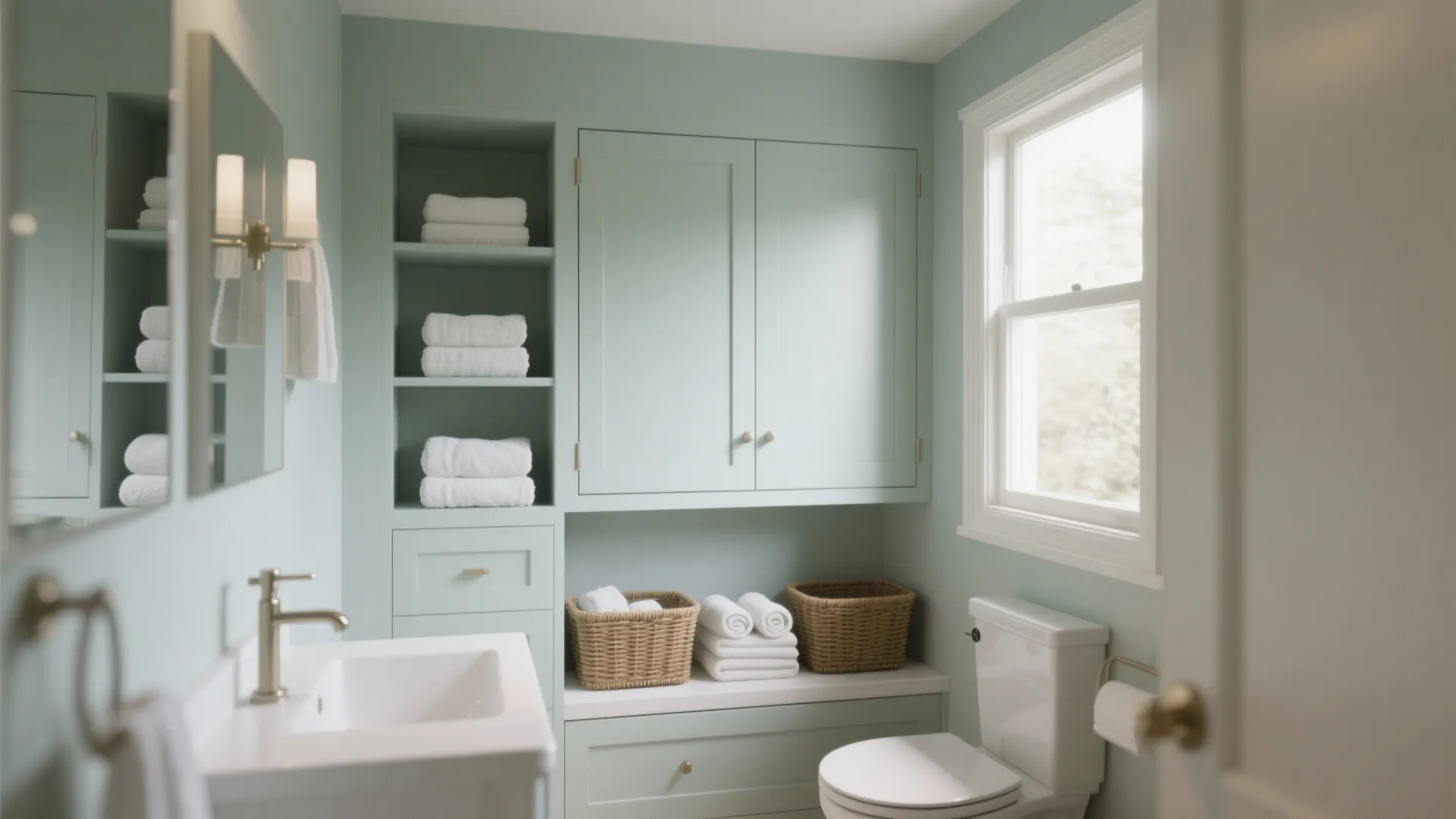 Built-In Linen Cabinet