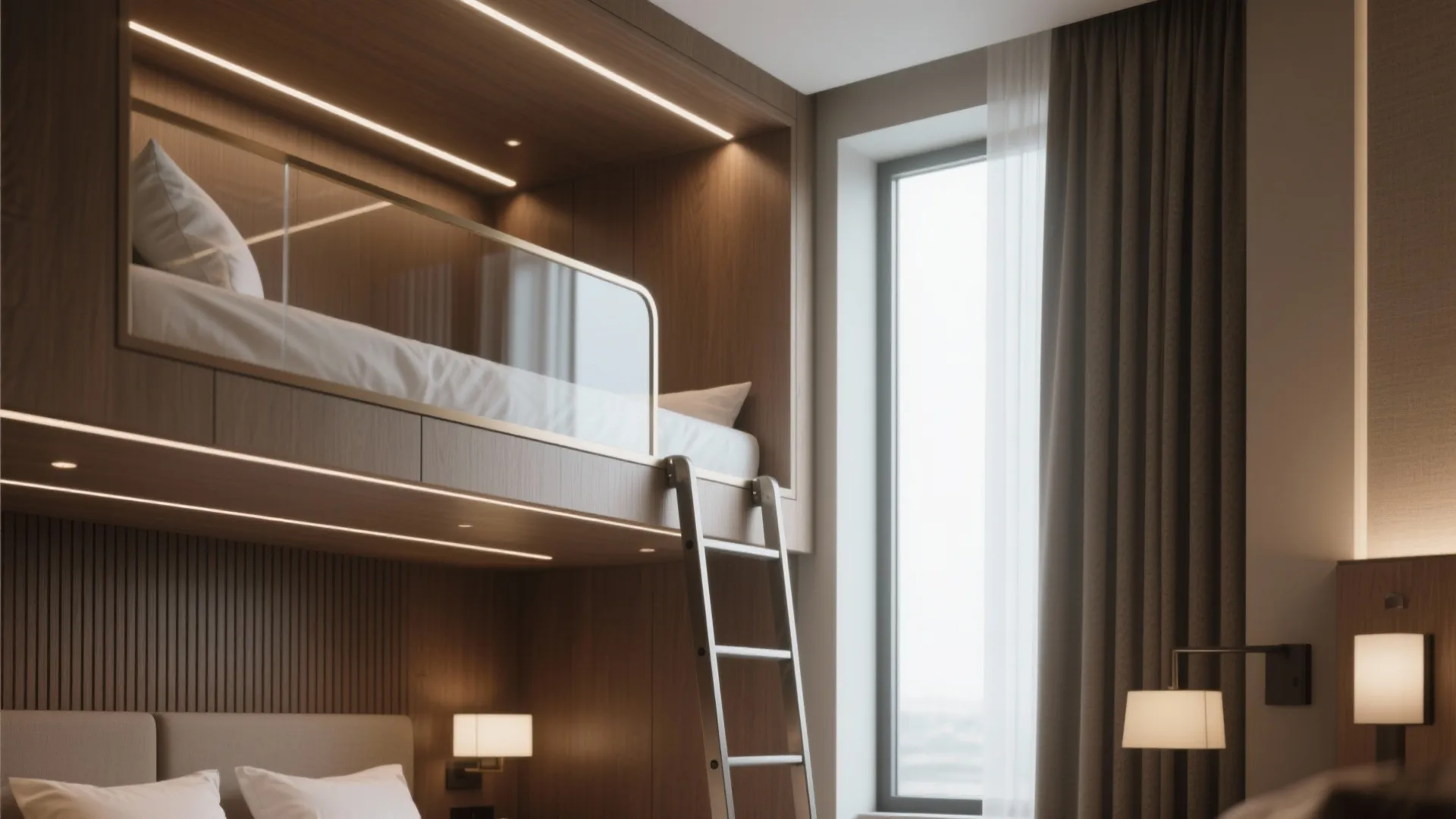 2. Built-in Bunk and Loft Solutions