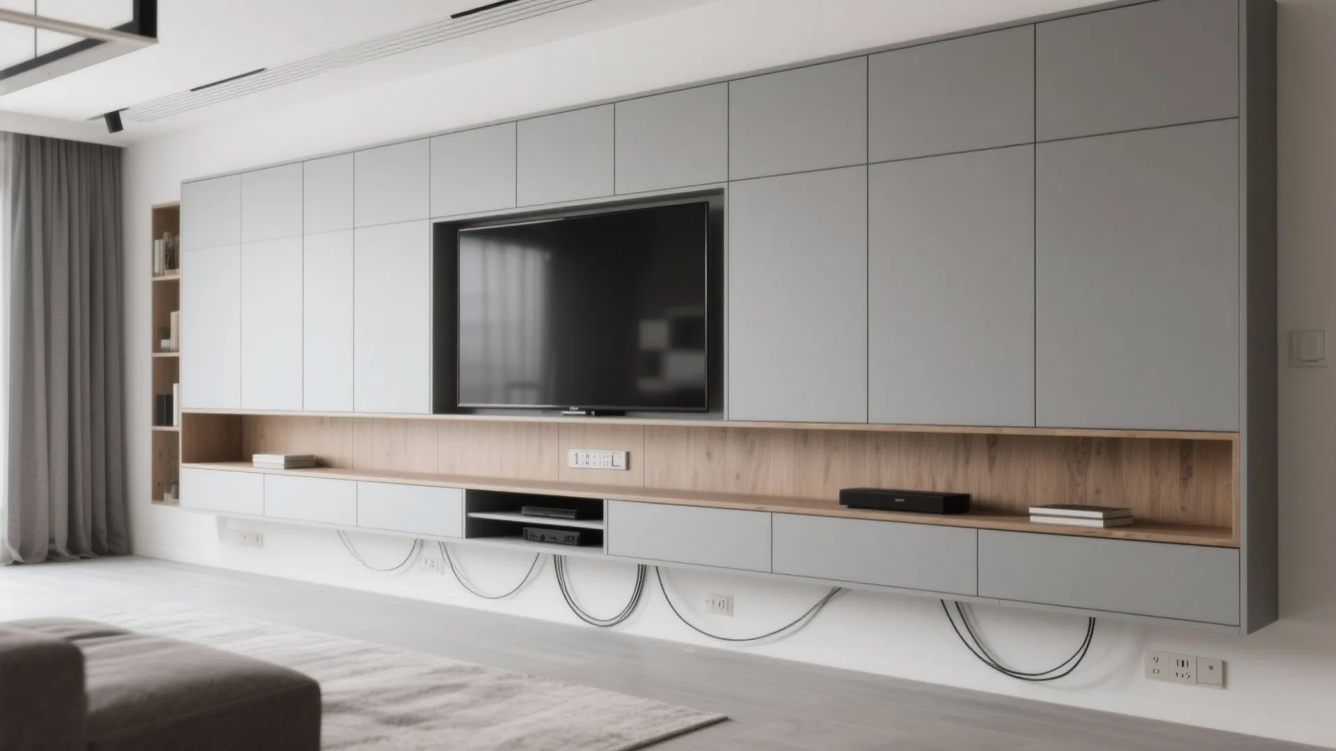 Built-In Media Console