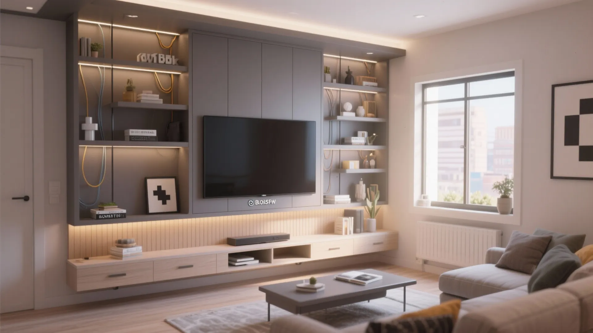 4. Built-In Media Walls