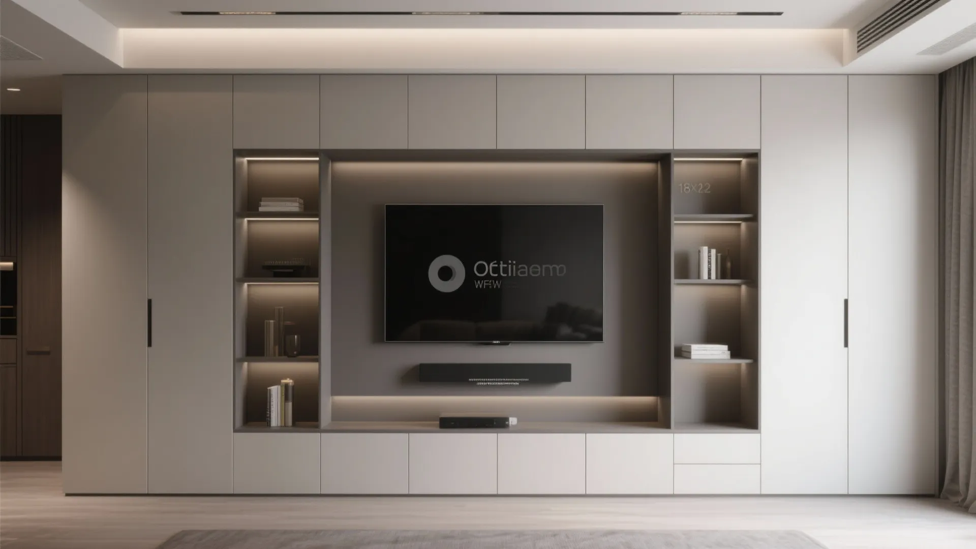 5. Built-In Media Wall