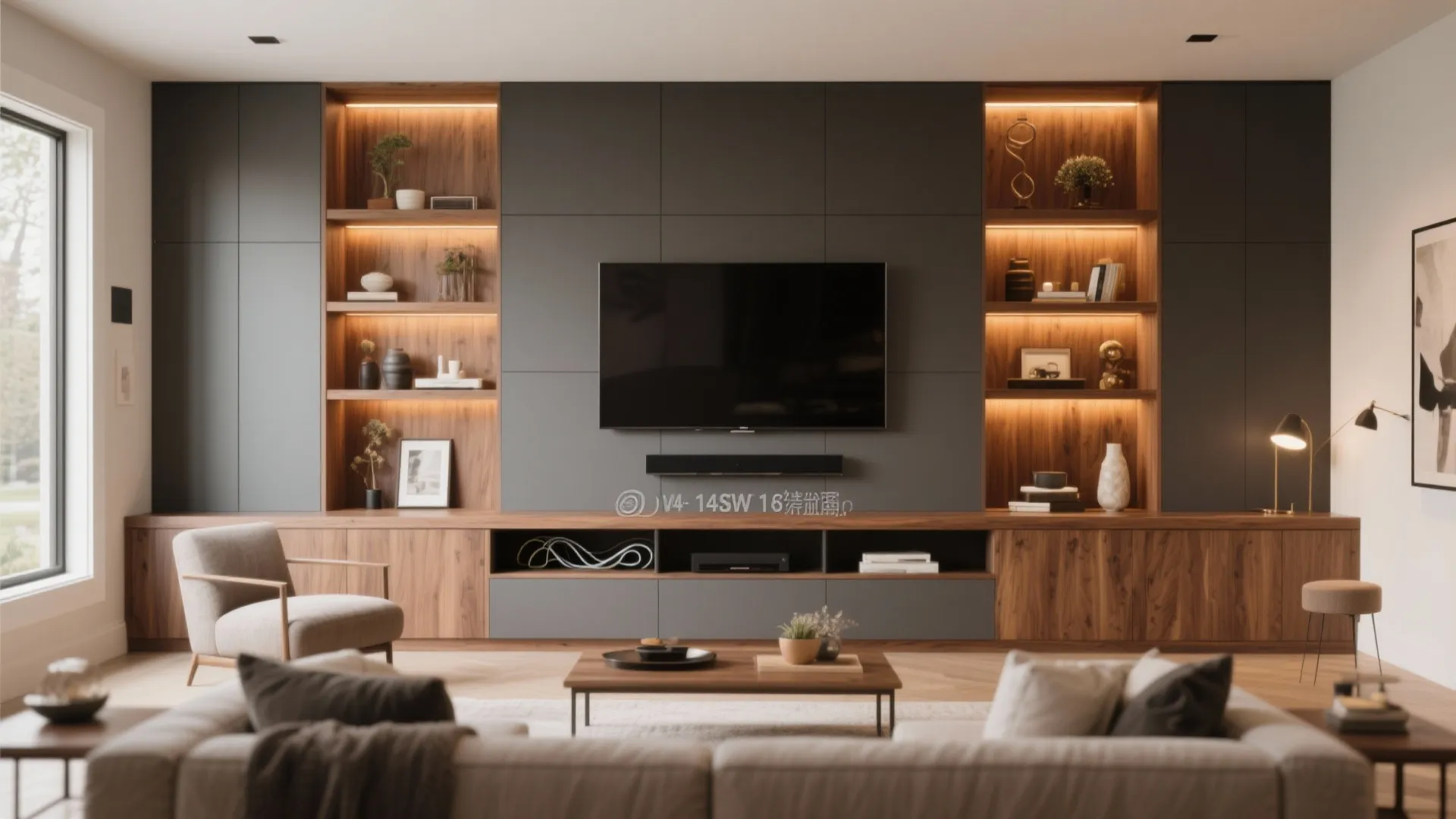 3. Built-in Media Wall