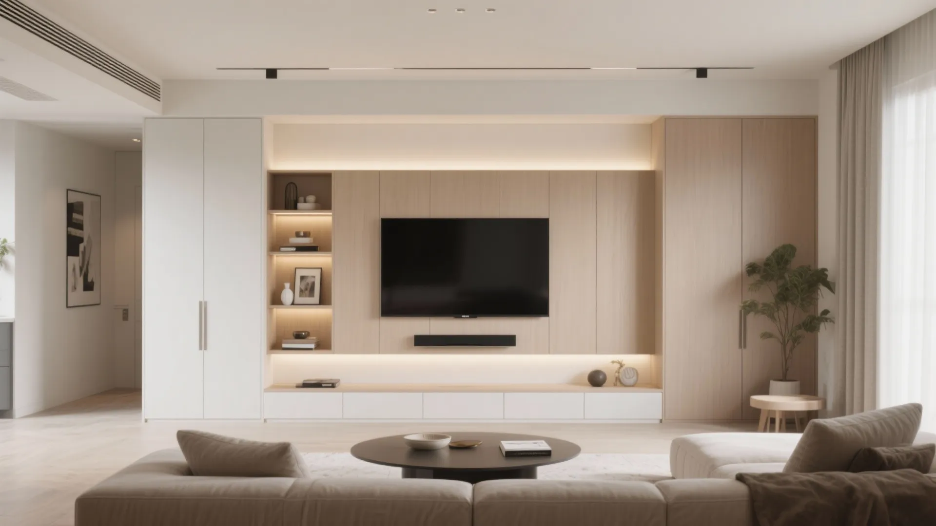 4. Built-in Media Wall