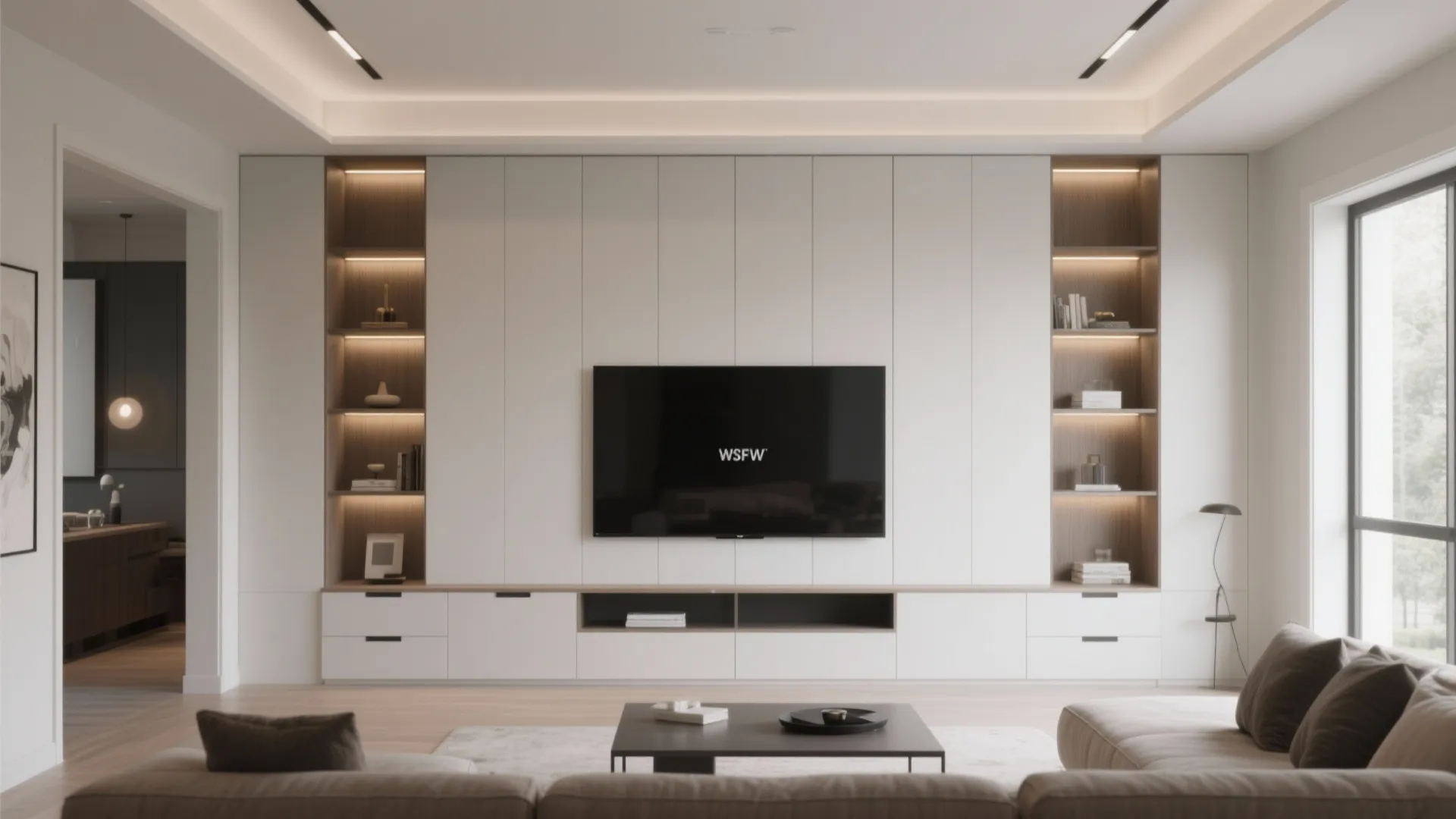 4. Built-In Media Wall