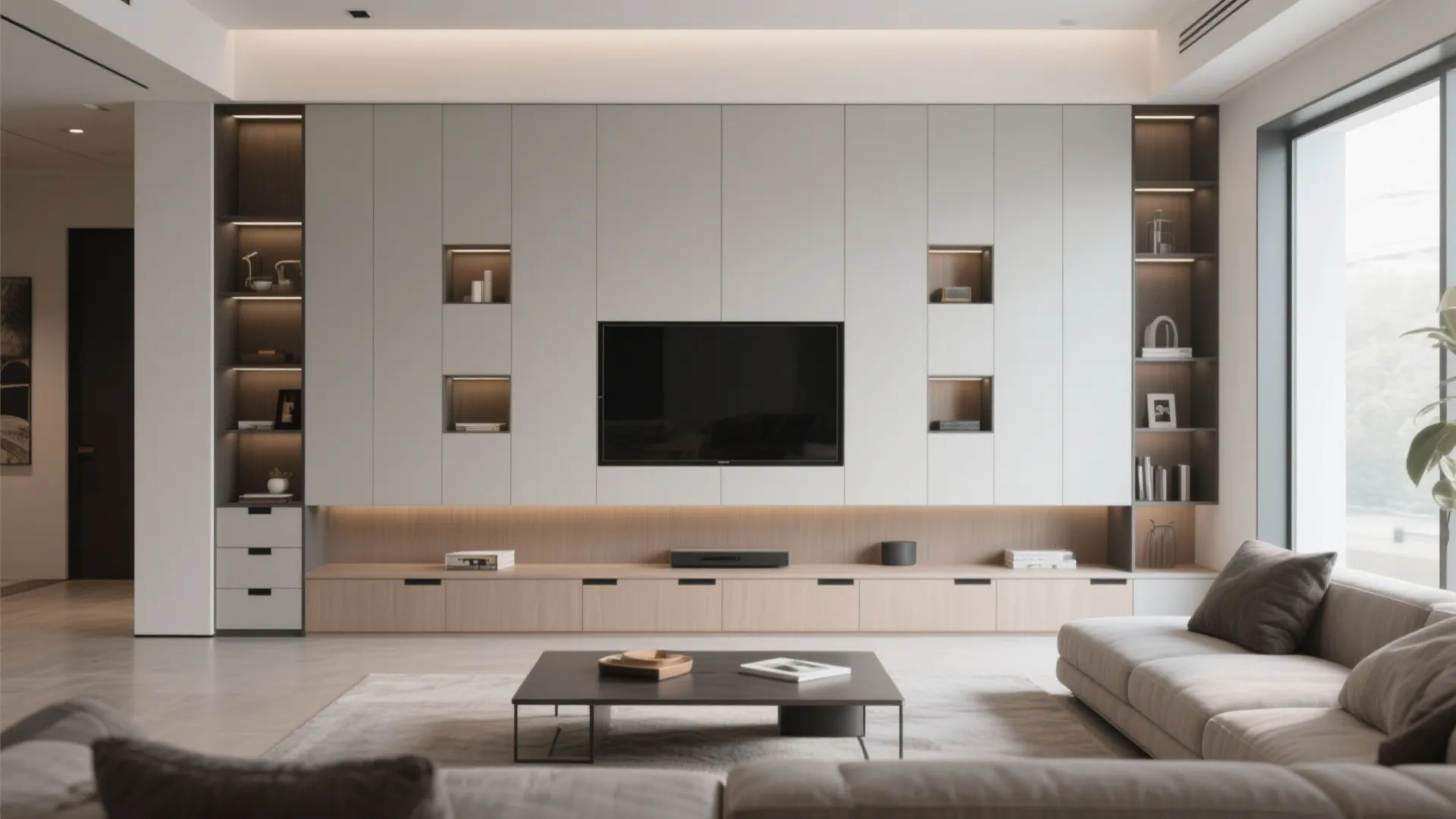 5. Built-in Media Wall