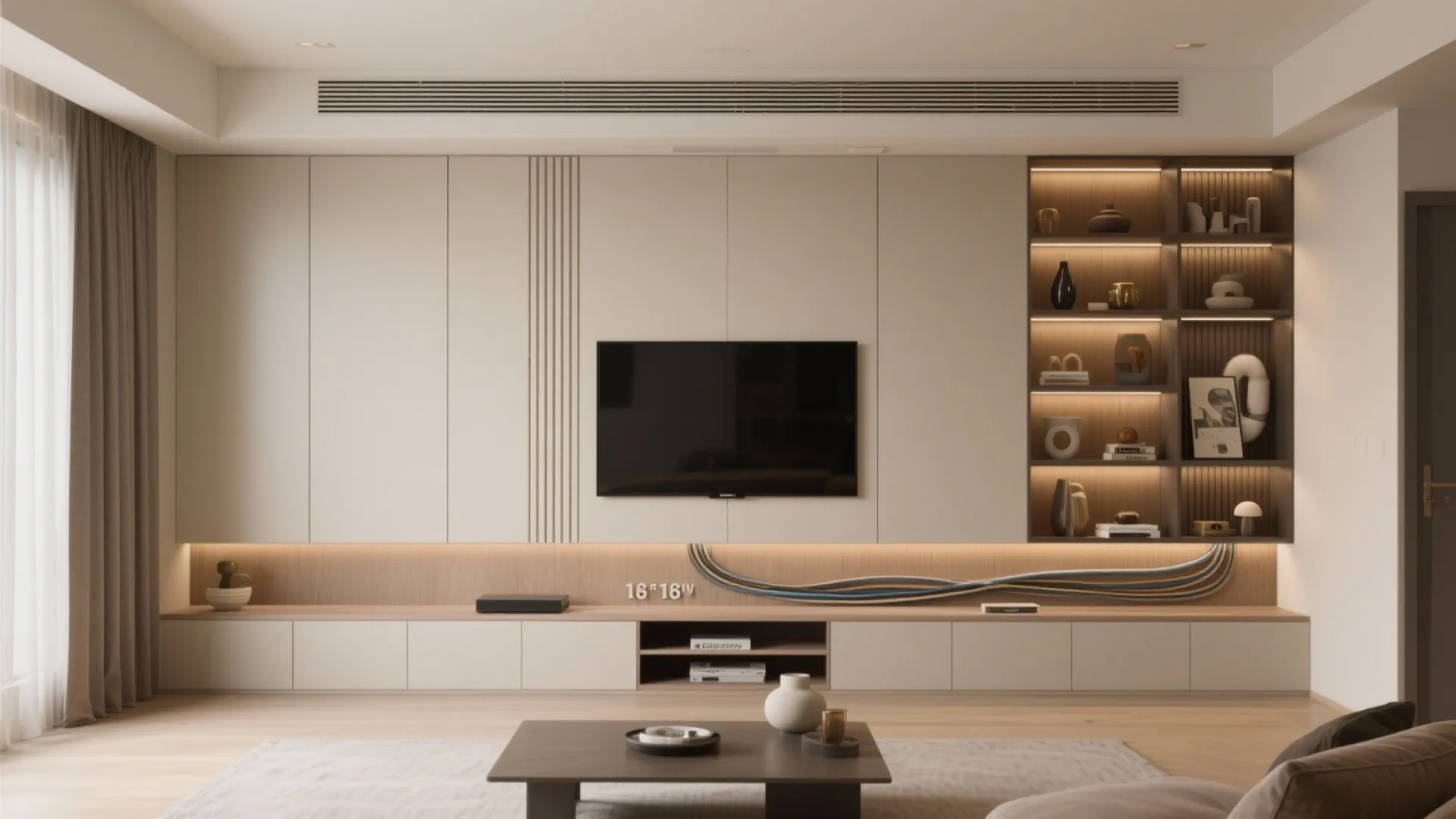 6. Built-In Media Wall