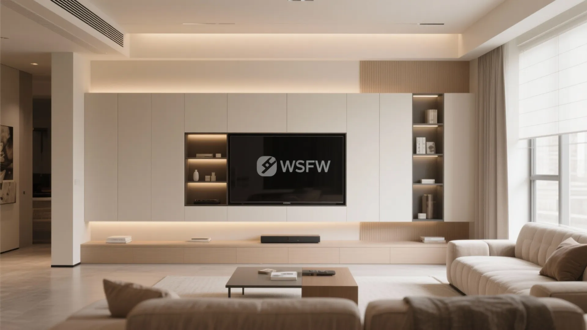 6. Built-in Media Wall