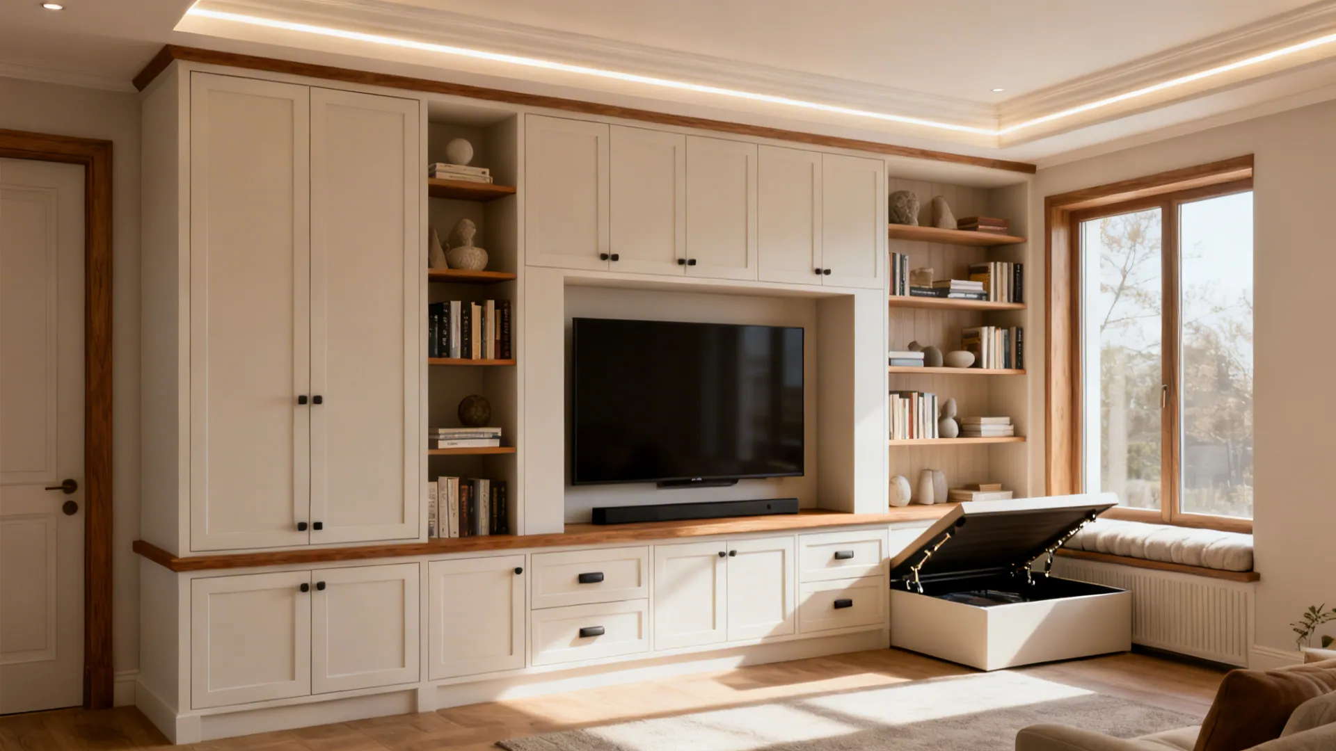 5 Built-In Cabinet Ideas for Living Rooms