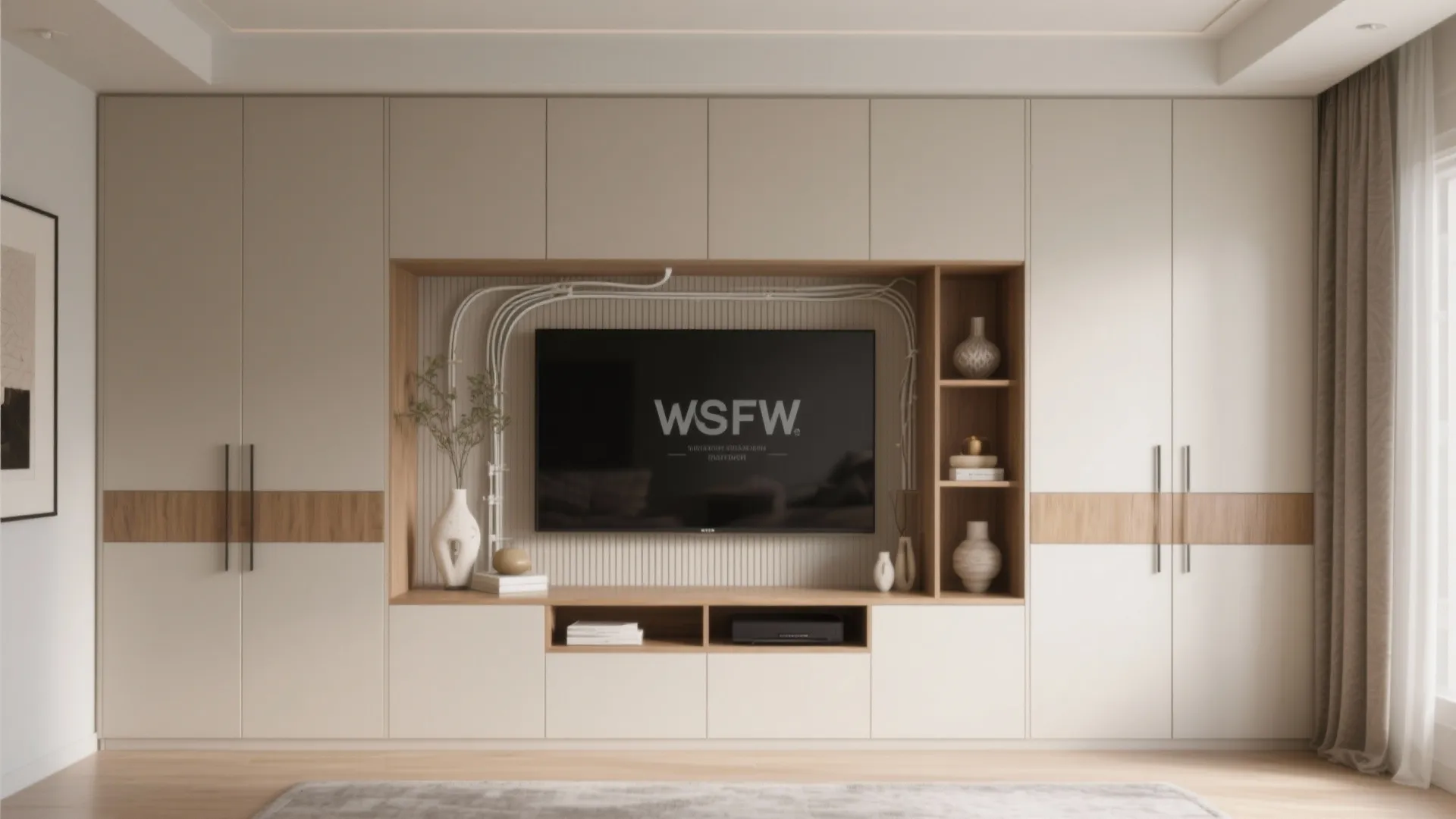 Built-In Media Wall