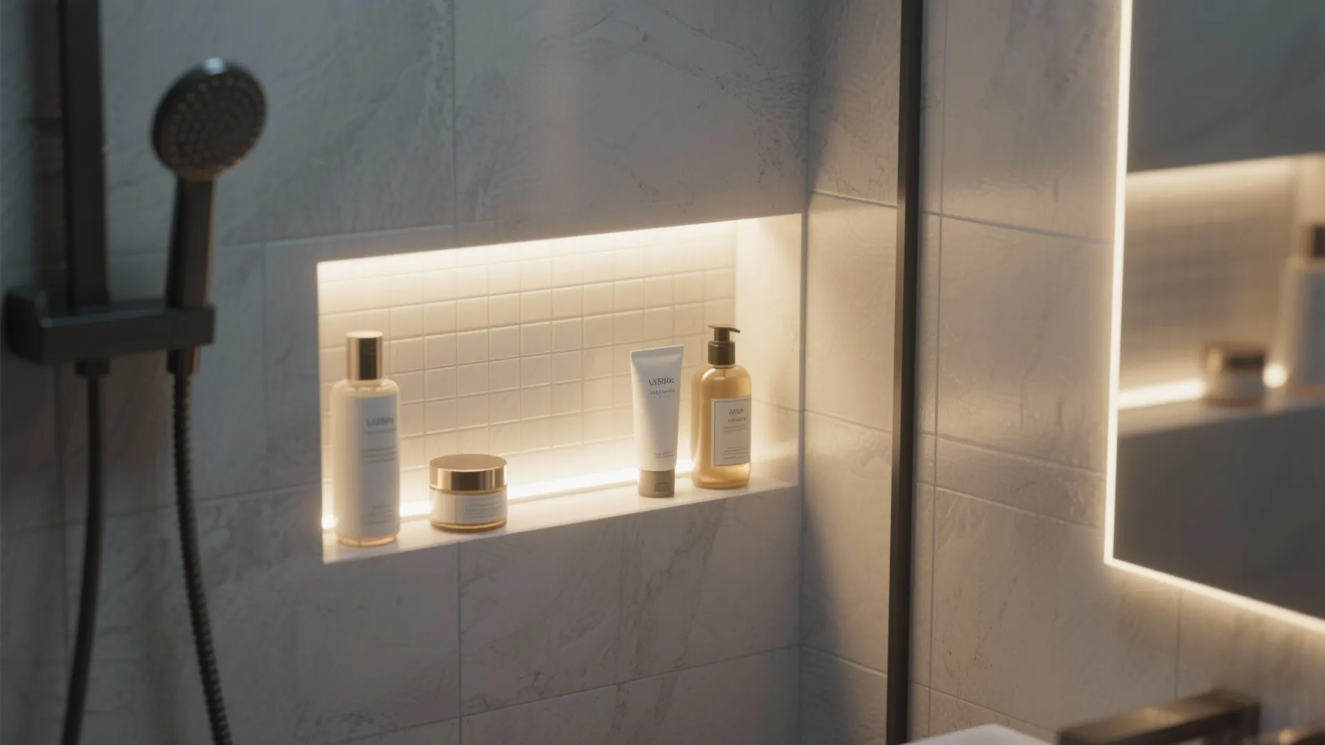 4. Built-in Niches Instead of Shelves