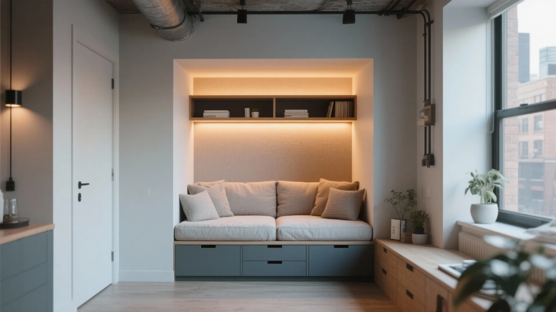 Built-in Daybed Niche