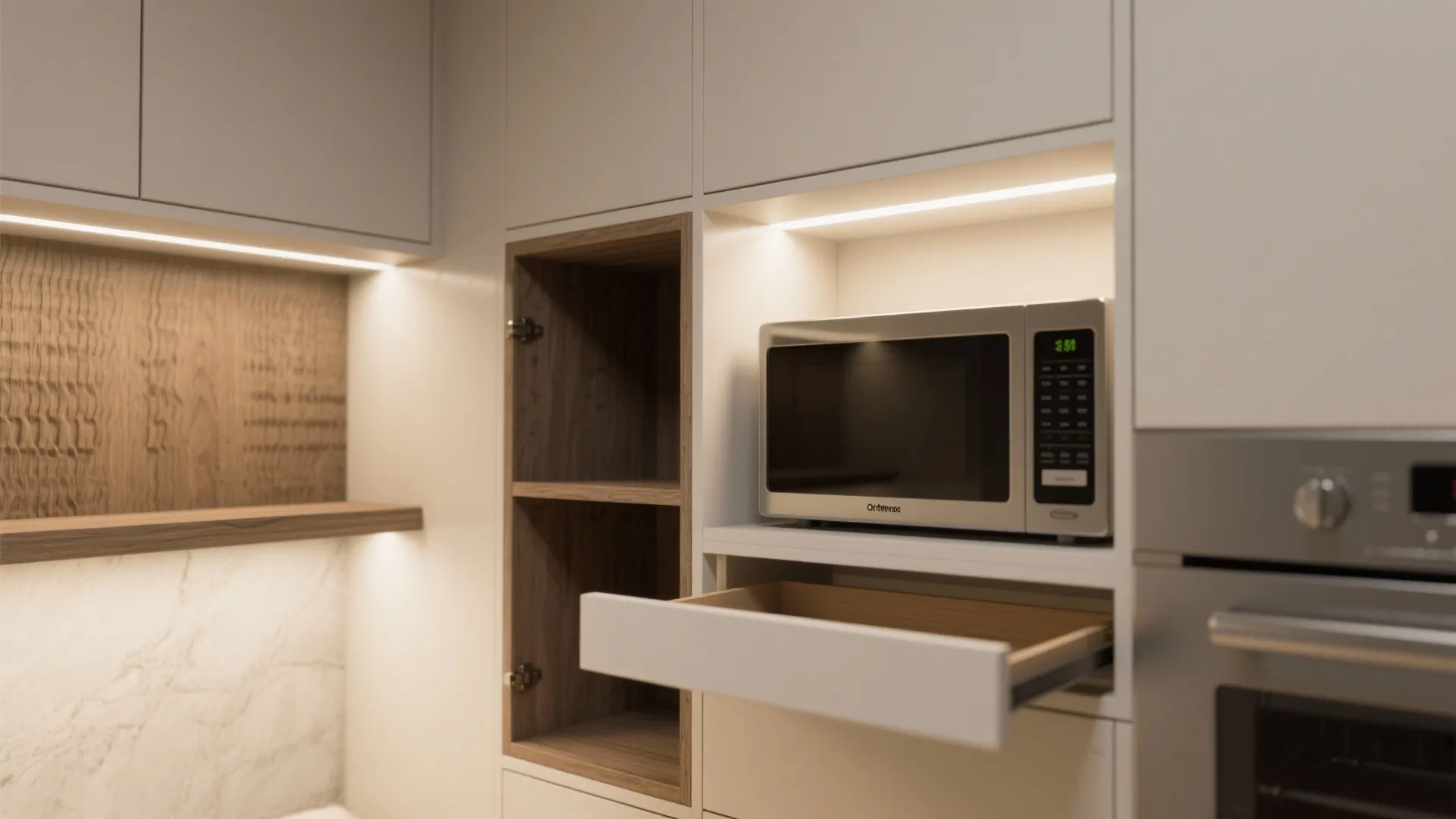 2. Built-in cabinet niche
