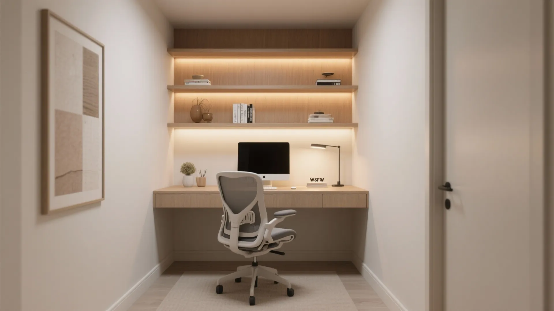 3. Built-In Niche Office